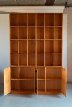 Mogens Koch Cabinets and Bookcases in Oregon Pine for Rud. Rasmussen
