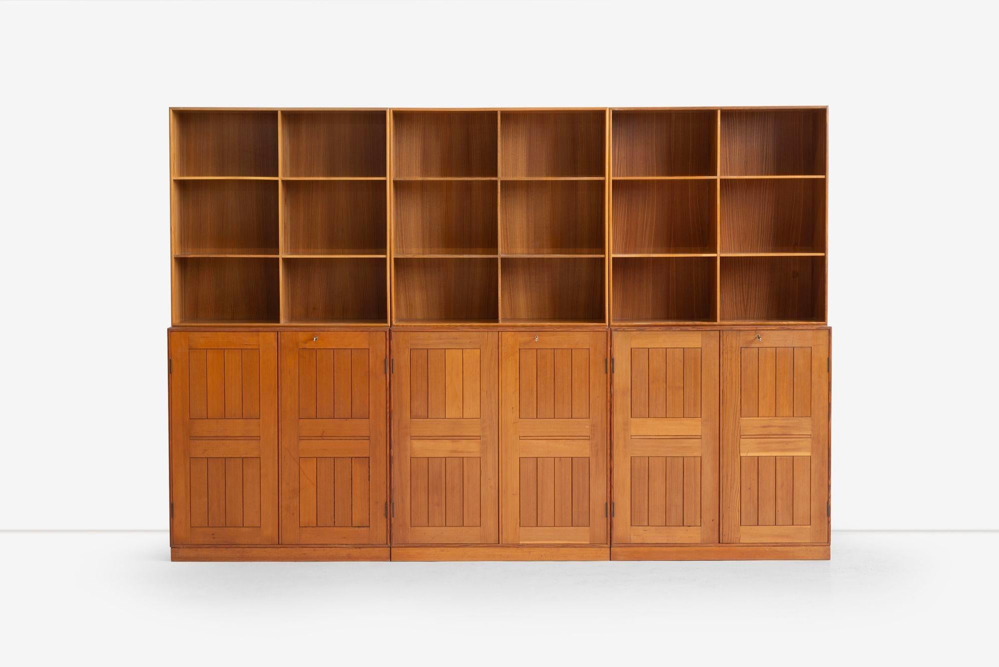 Danish Mogens Koch Cabinets  Set of Six for Rud Rasmussens Snedkerier, Denmark 1960 For Sale