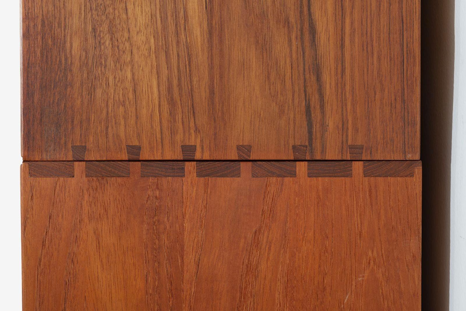 Mogens Koch cabinets, Set of Twelve in Mahogany for Rud Rasmussen, Denmark, 1960 4