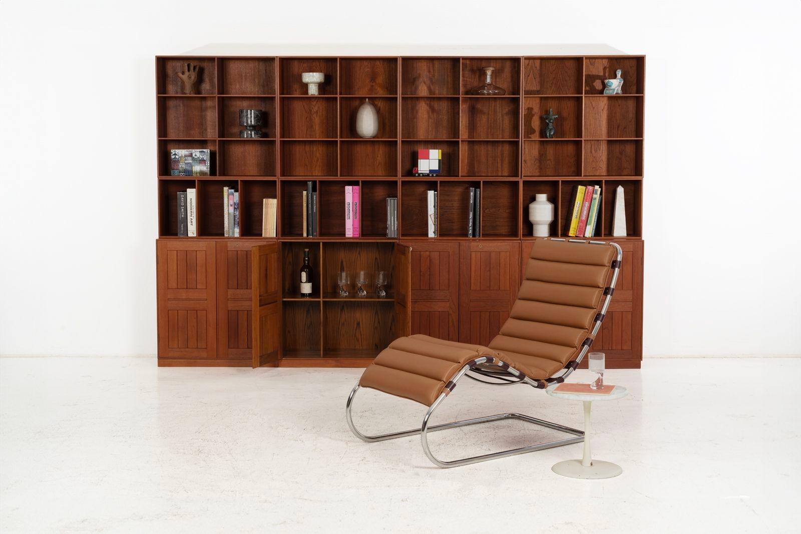 Mogens Koch cabinets, Set of Twelve in Mahogany for Rud Rasmussen, Denmark, 1960 In Good Condition In Chicago, IL