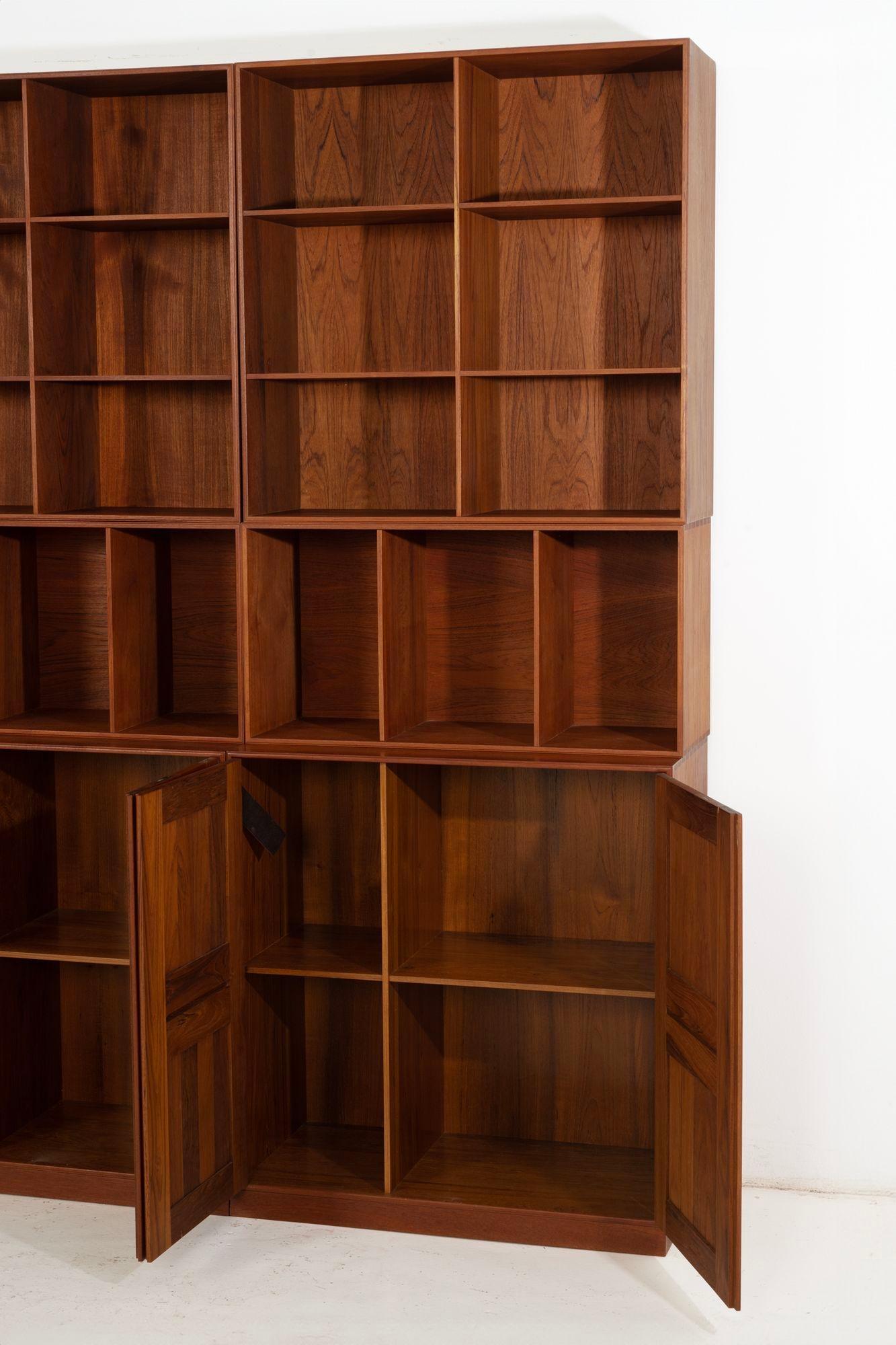 Mogens Koch cabinets, Set of Twelve in Mahogany for Rud Rasmussen, Denmark, 1960 1
