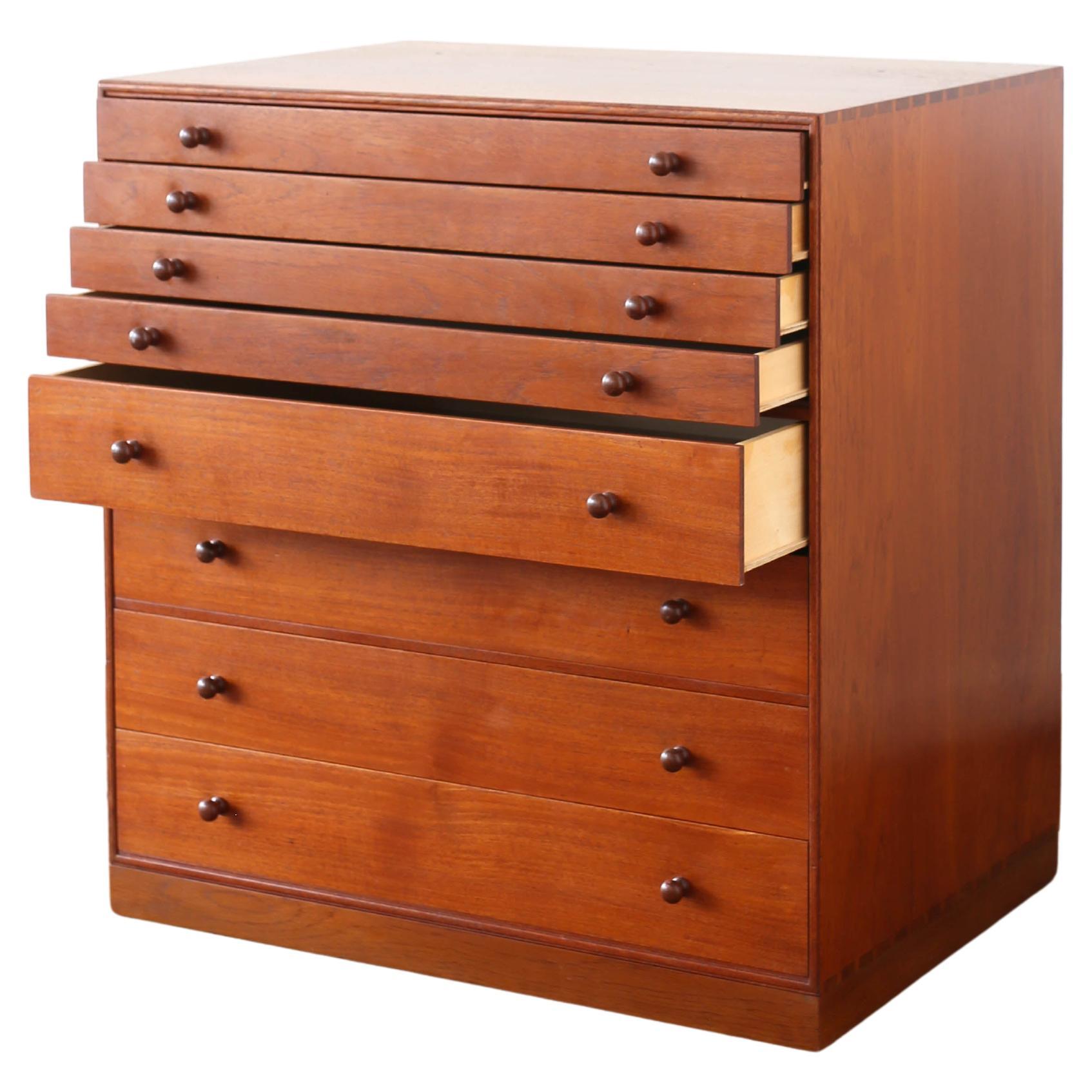 Mogens Koch chest of drawers in teak, cabinetmaker Rud. Rasmussen