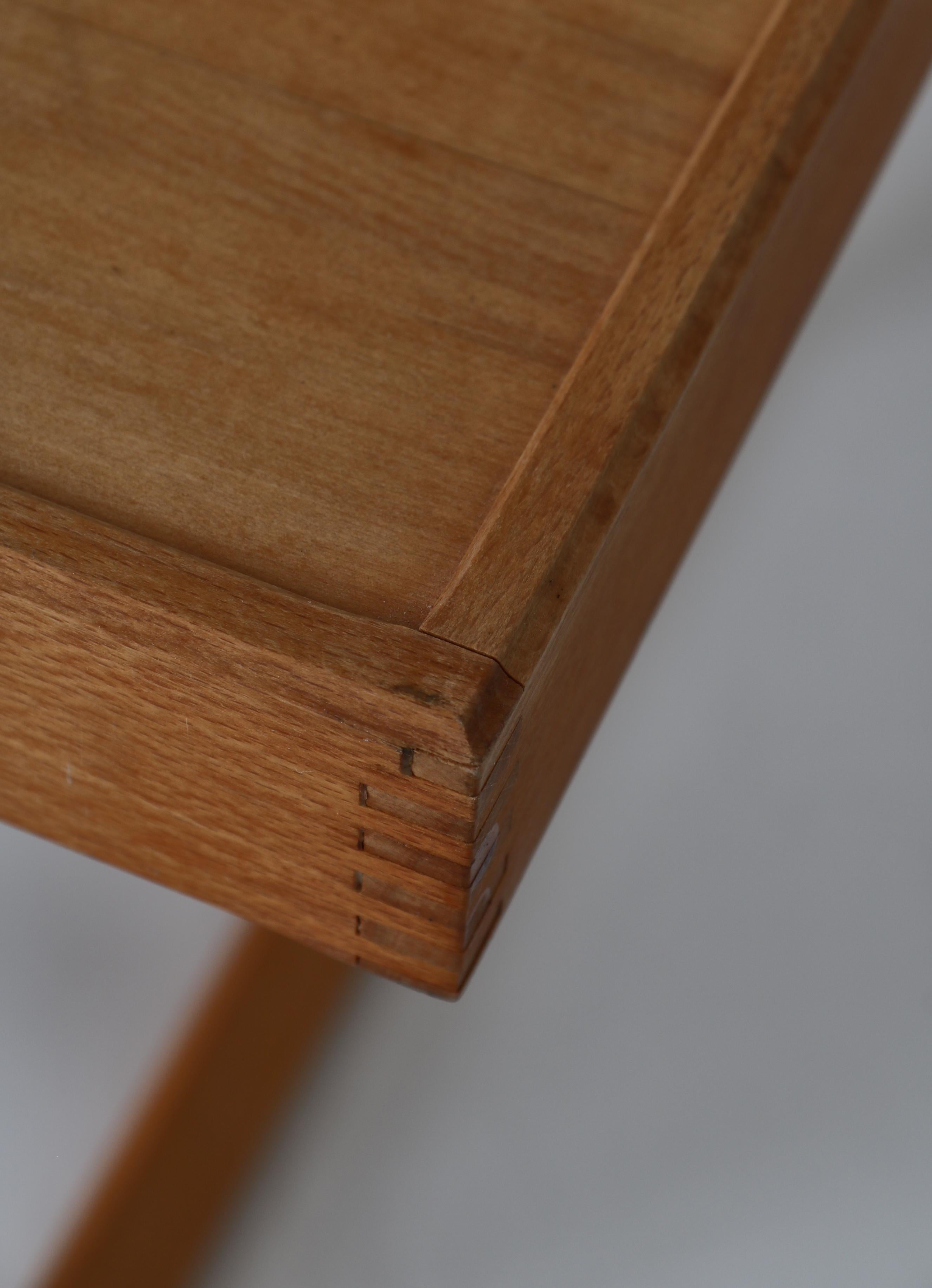 Mogens Koch Danish Modern Folding Table Made at Rud Rasmussen, Copenhagen, 1960s 1
