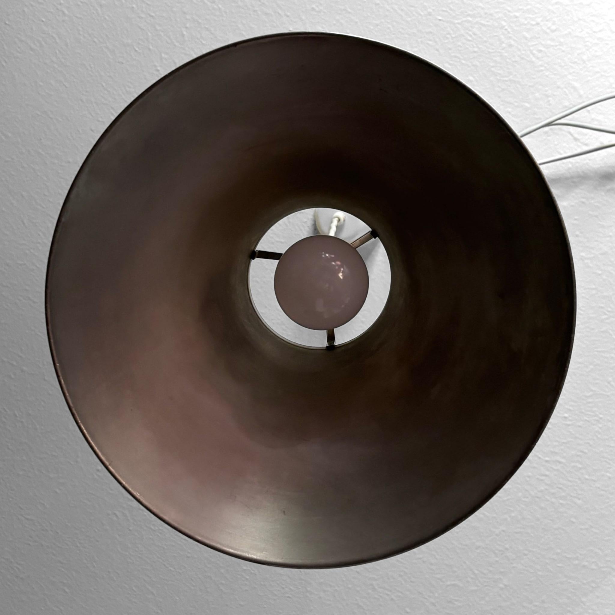 Lampada a sospensione a doppio cono Laboratory di Mogens Koch, Louis Poulsen, Danimarca, anni '50 in vendita 2