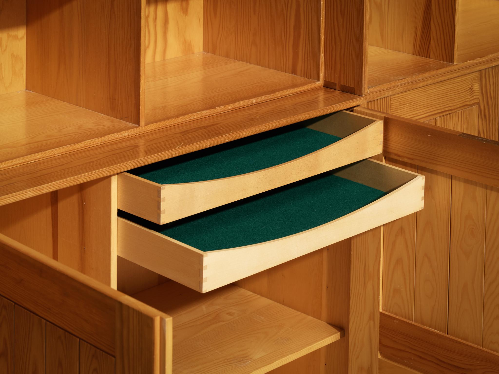 Mogens Koch para Rud Librería modular Radmussen de pino en venta 4