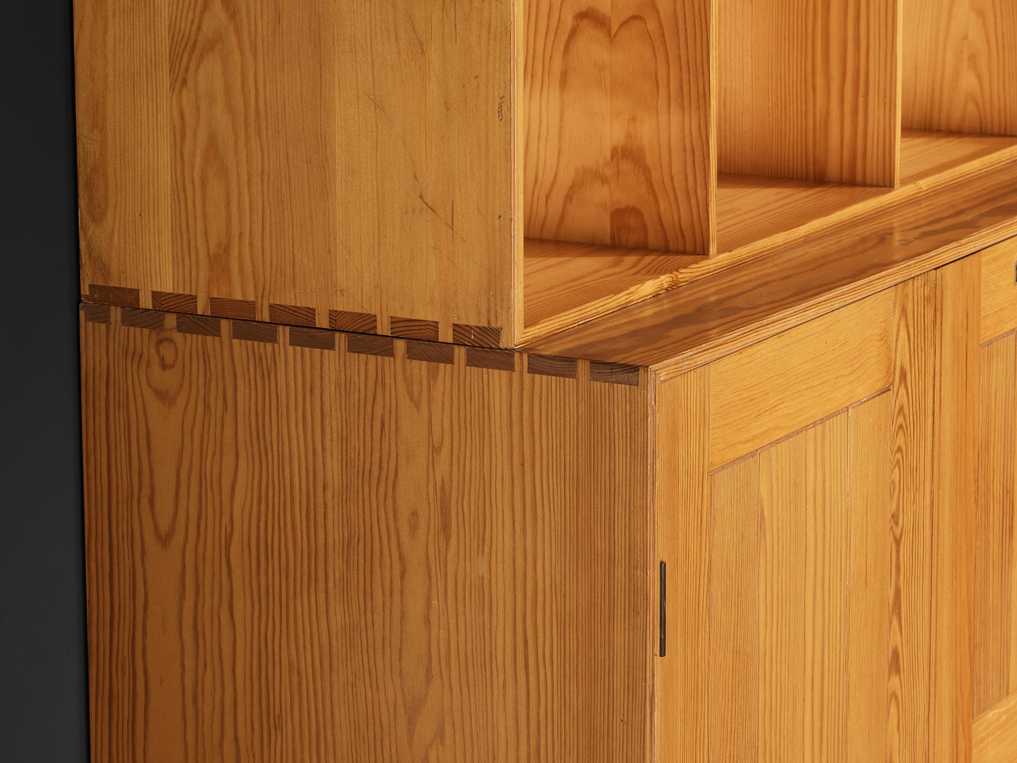 Mogens Koch para Rud Librería modular Radmussen de pino en venta 5