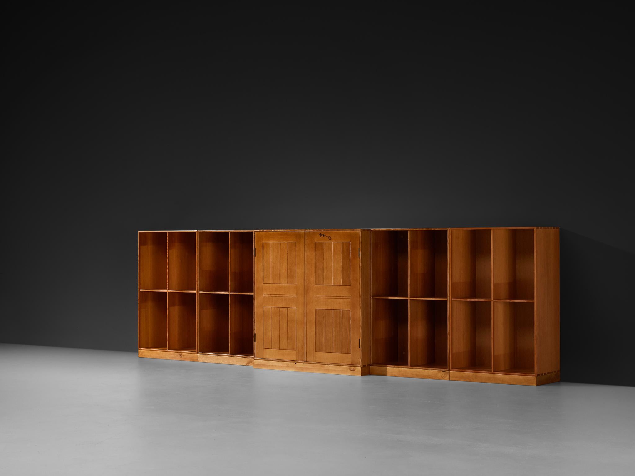 Mogens Koch para Rud Librería modular Radmussen de pino principios del siglo XX en venta