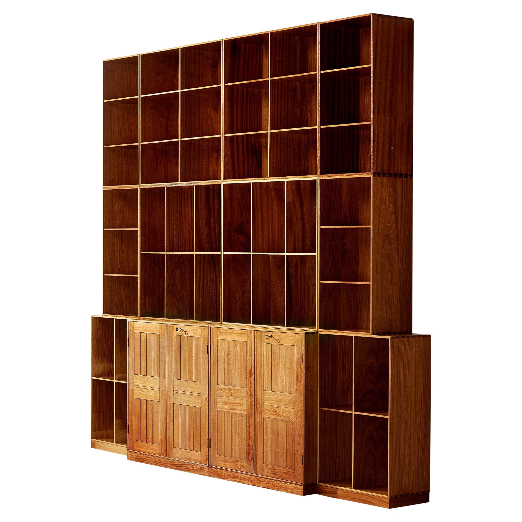 Mogens Koch for Rud Radmussen Modular Library in Mahogany