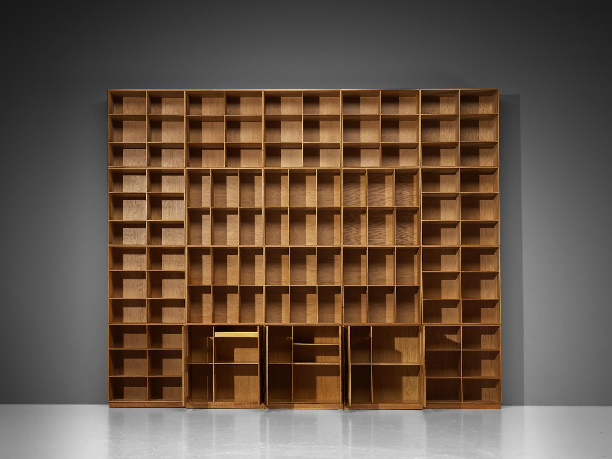 Mogens Koch for Rud Radmussen Modular Library in Oak 10