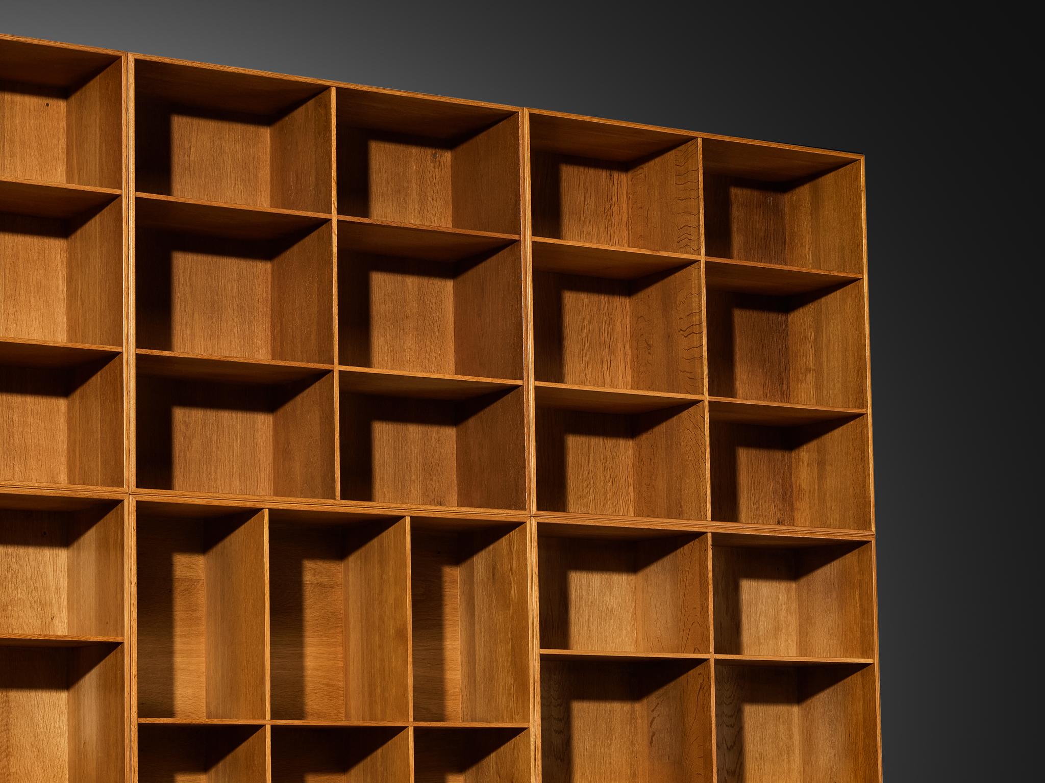 Danish Mogens Koch for Rud Radmussen Modular Library in Oak For Sale