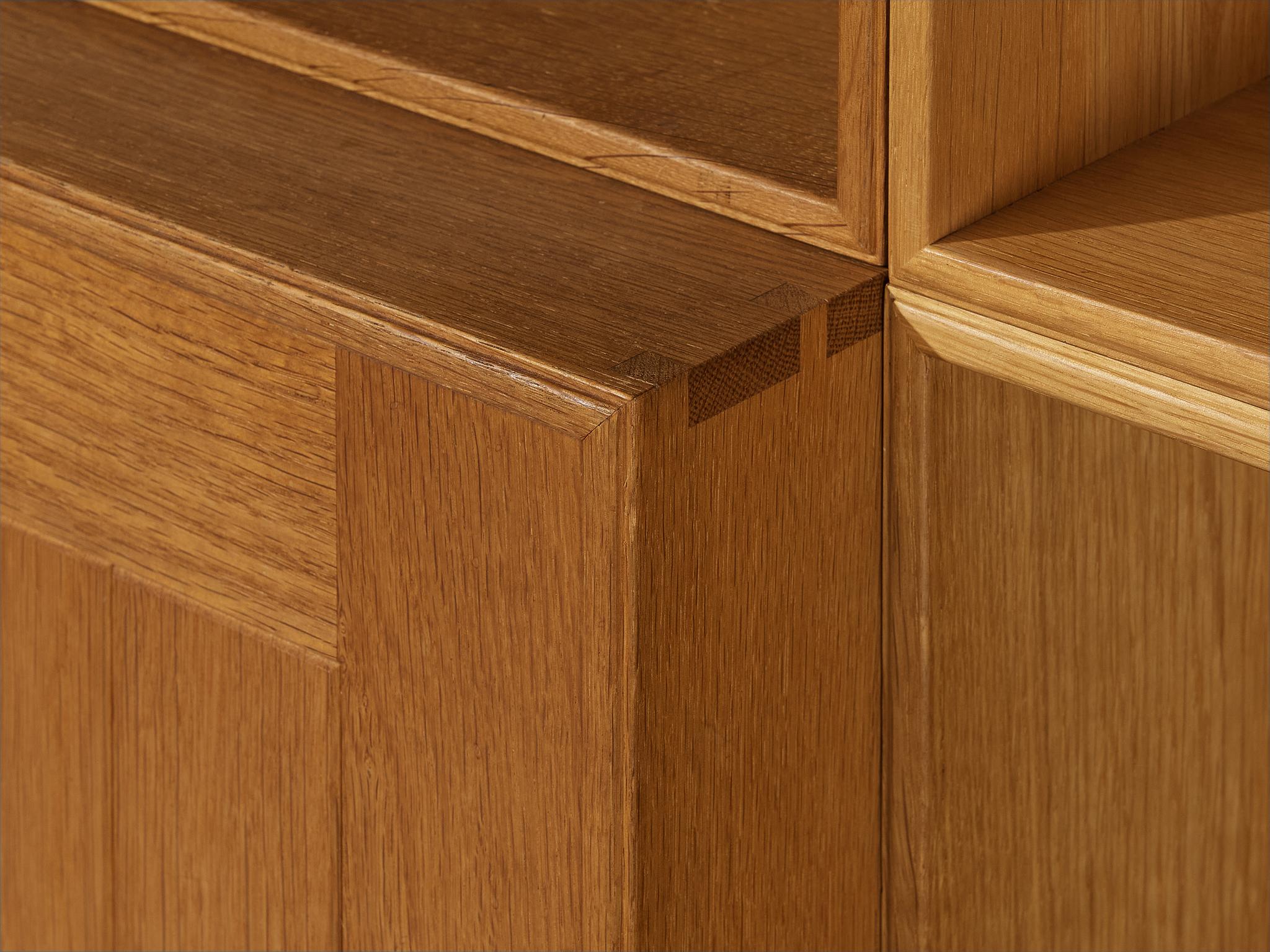 Mid-20th Century Mogens Koch for Rud Radmussen Modular Library in Oak