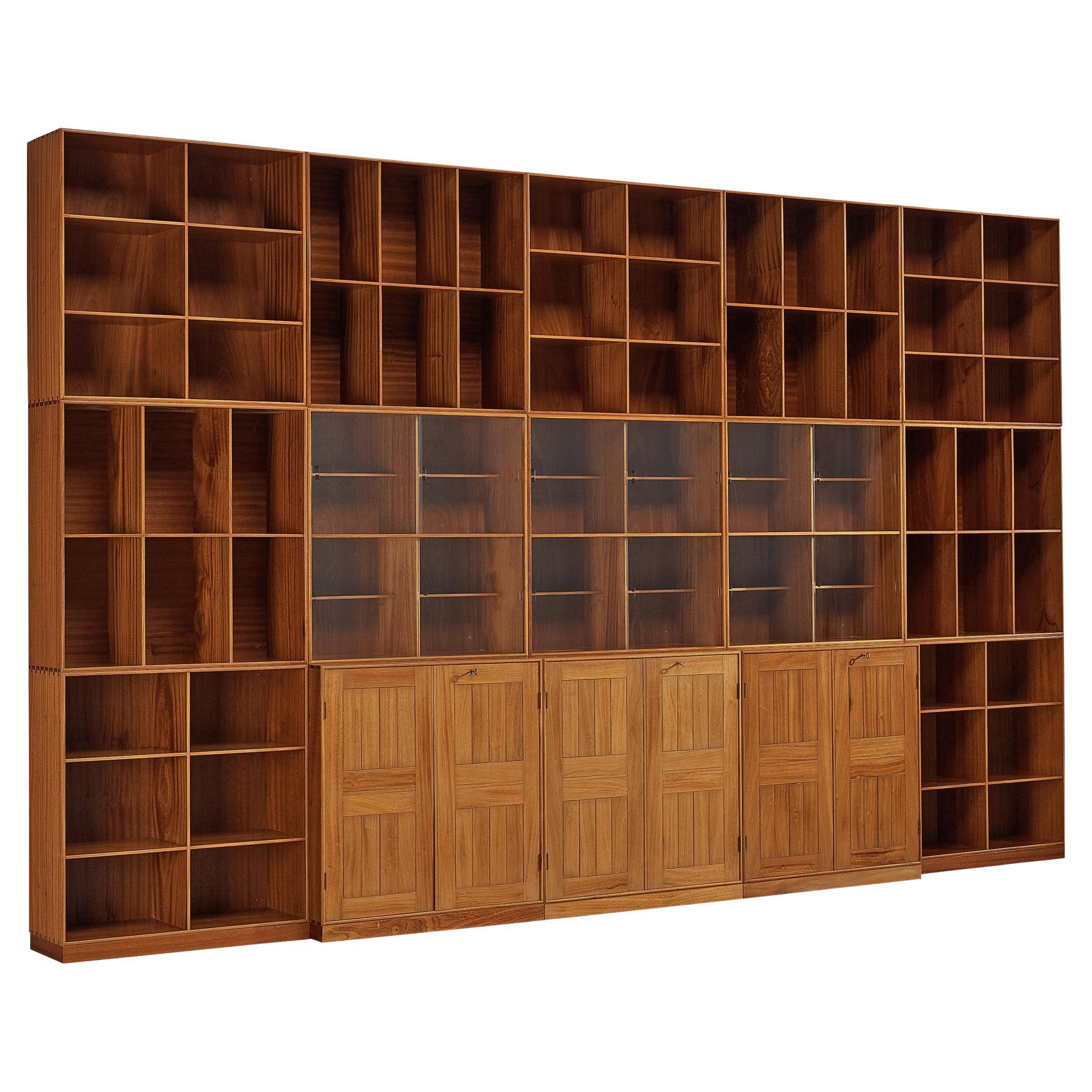 Mogens Koch for Rud Radmussen Modular Library in Mahogany