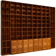 Mogens Koch para Rud Radmussen Librería modular monumental de caoba