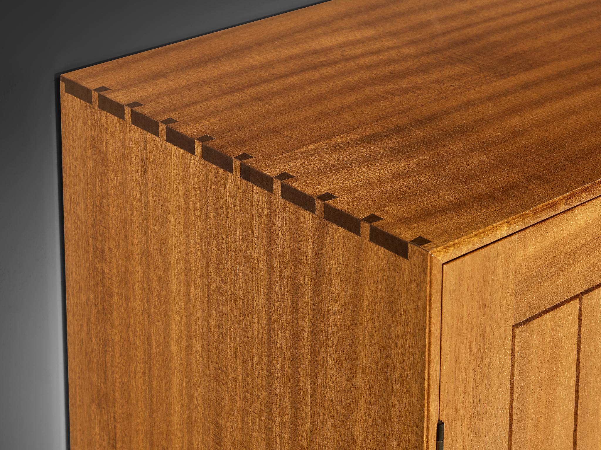 Mogens Koch for Rud Rasmussen Tall Cabinet or Wardrobe in Mahogany en vente 2