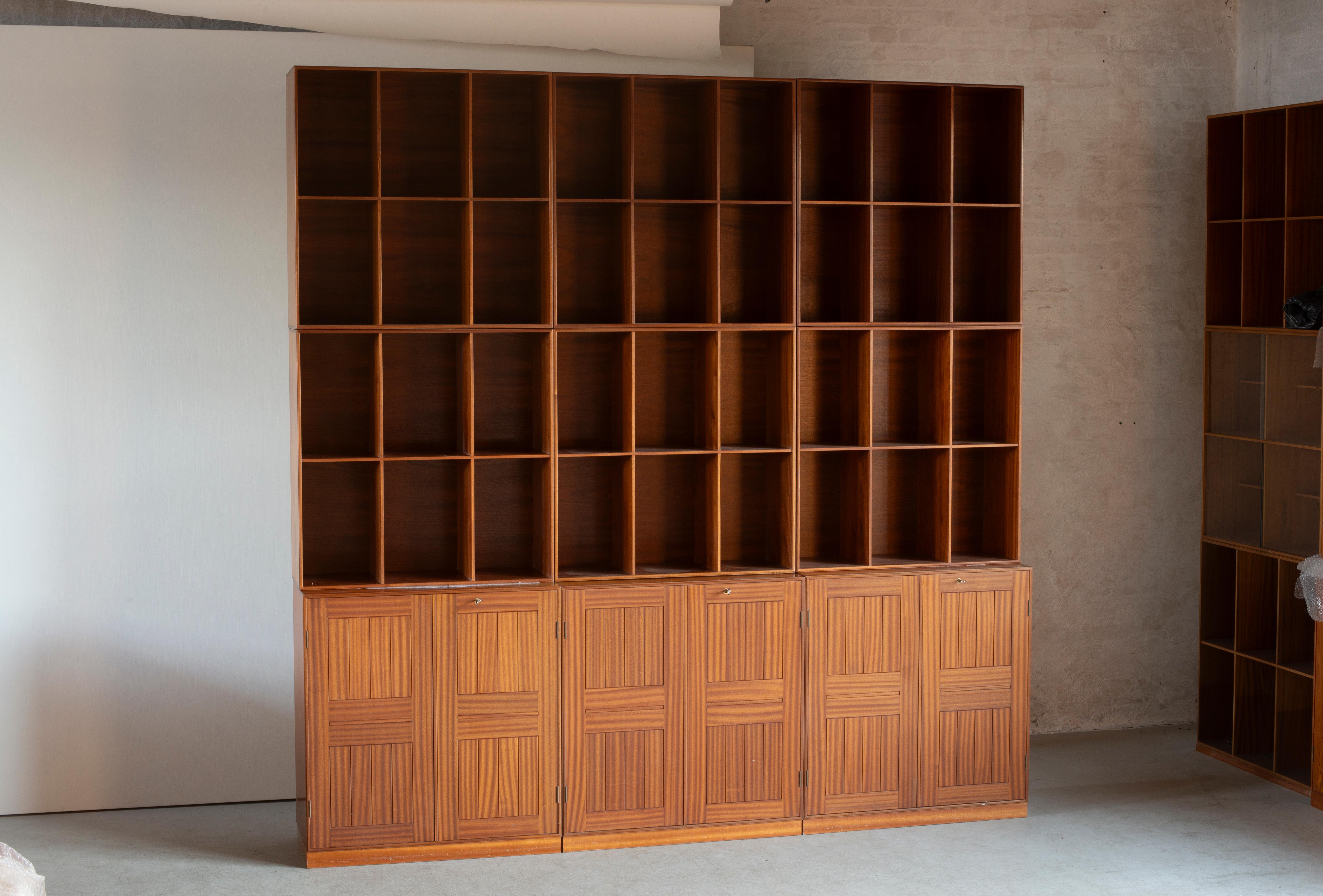 Danese Biblioteca Mogens Koch in mogano per Rud Rasmussen in vendita