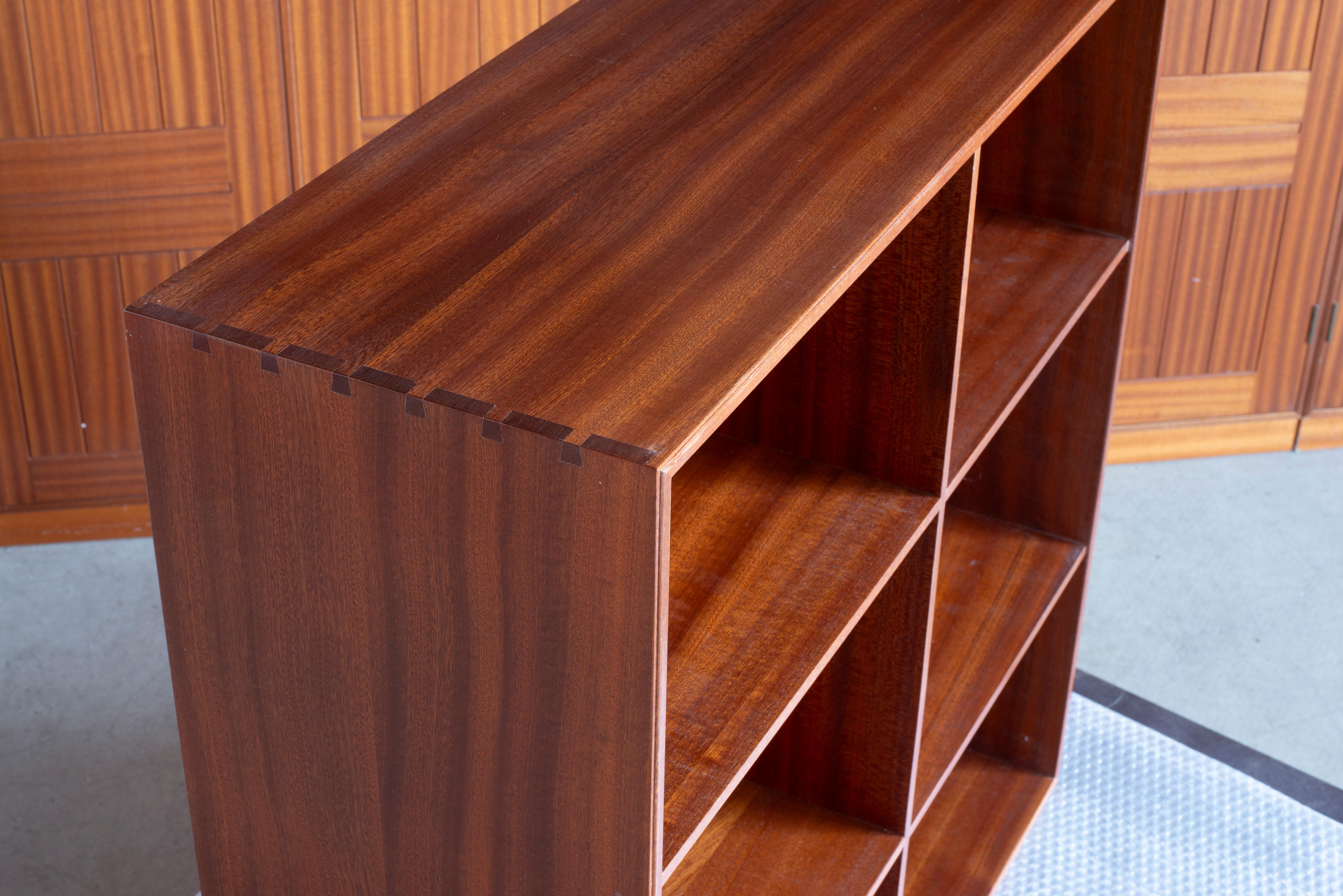 Biblioteca Mogens Koch in mogano per Rud Rasmussen In condizioni buone in vendita a Copenhagen, DK