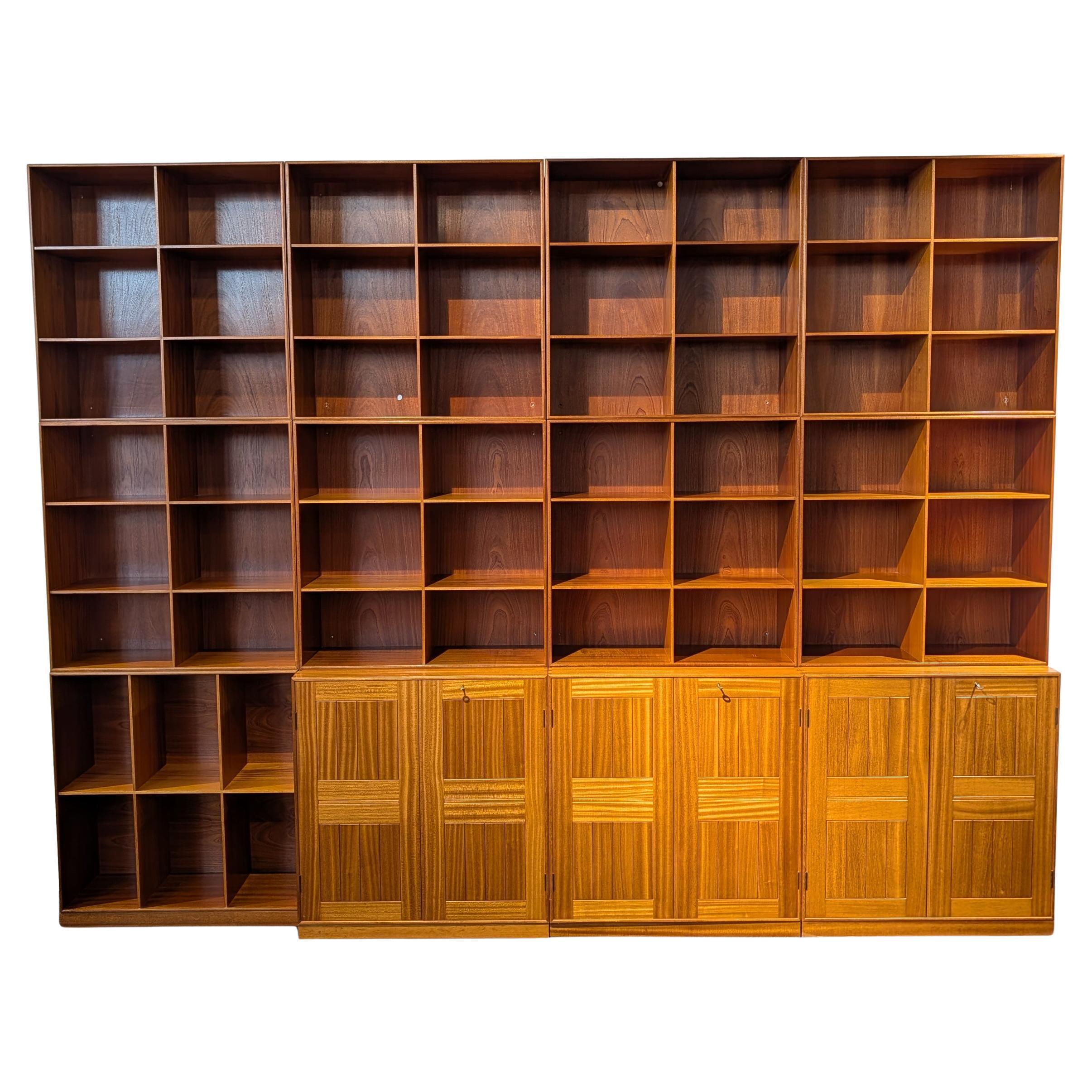 Biblioteca Mogens Koch in mogano per Rud Rasmussen in vendita