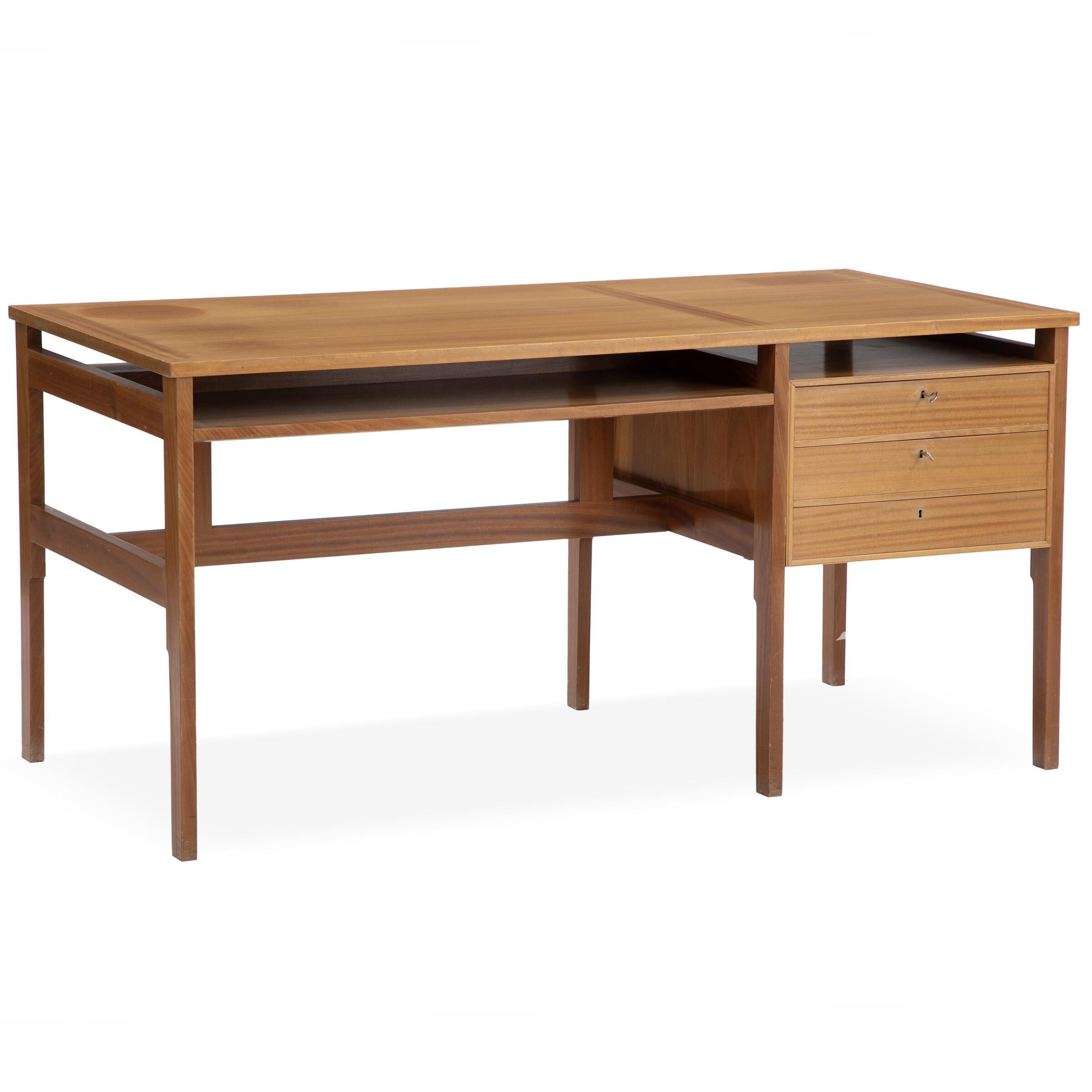 Mid-Century Modern Mogens Koch Mahogany Desk For Sale