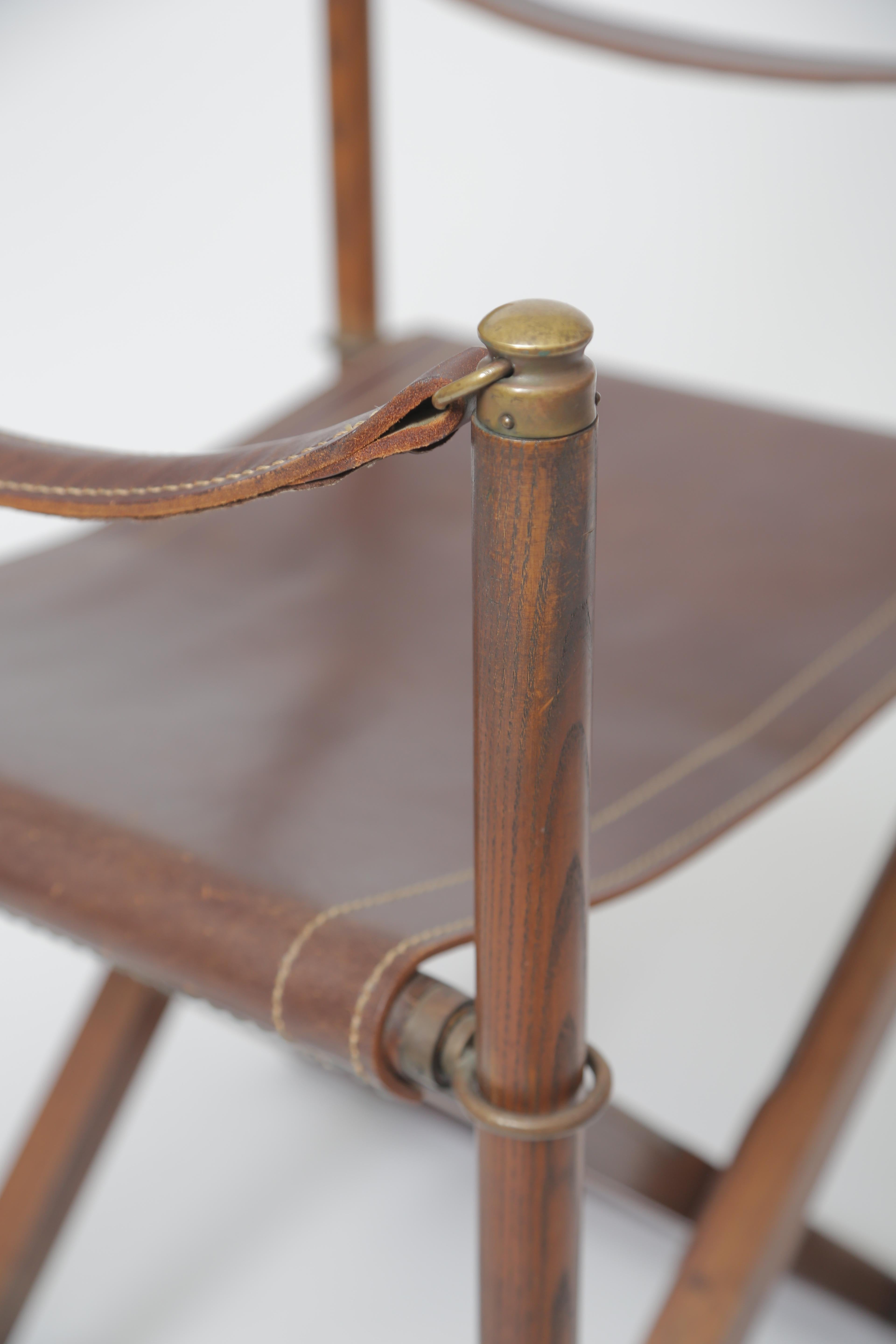 Mogens Koch MK-16 Folding Chair In Good Condition In West Palm Beach, FL