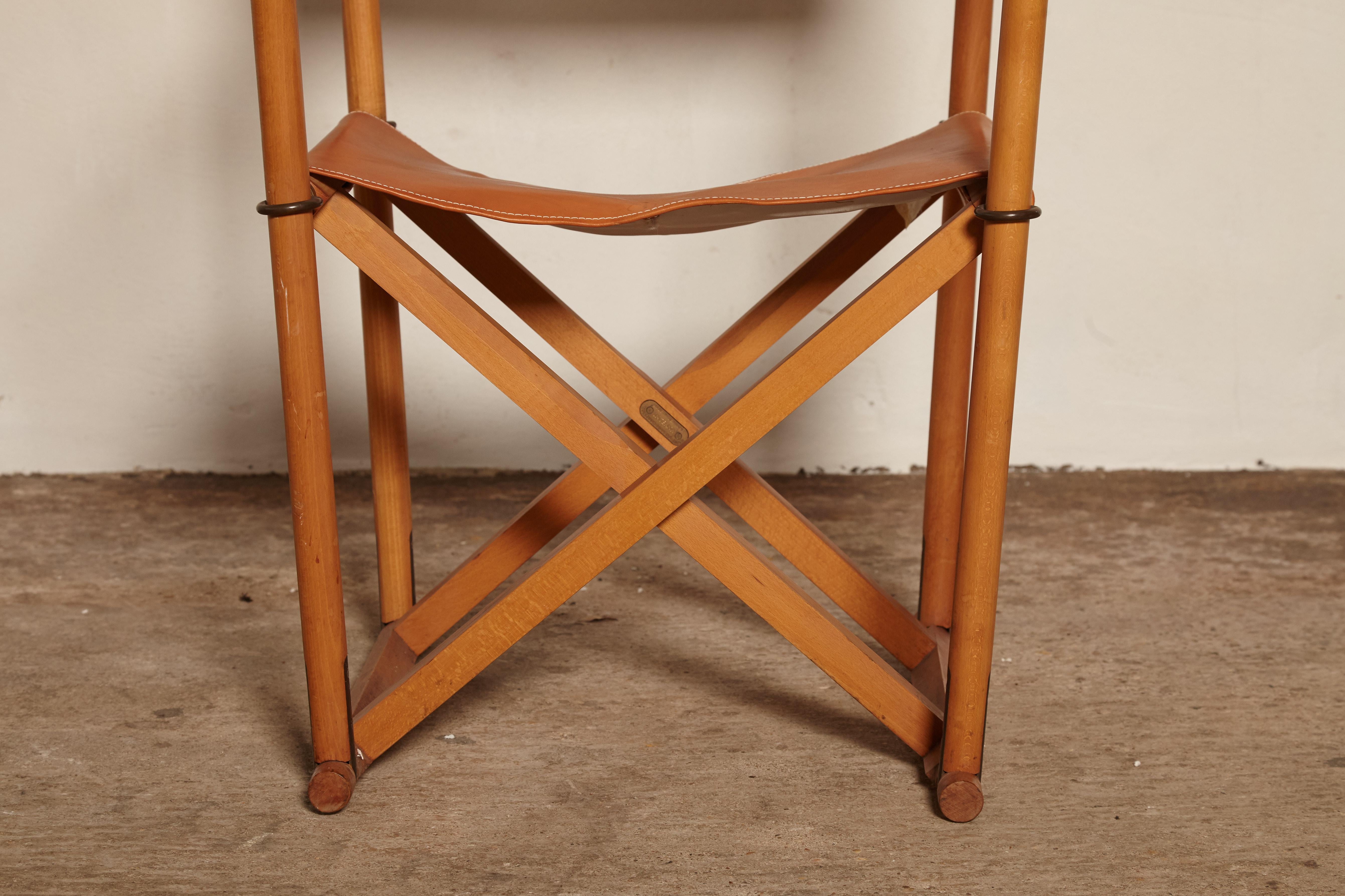 20th Century Mogens Koch MK-16 Directors / Safari Chair for Interna, Denmark, 1960s