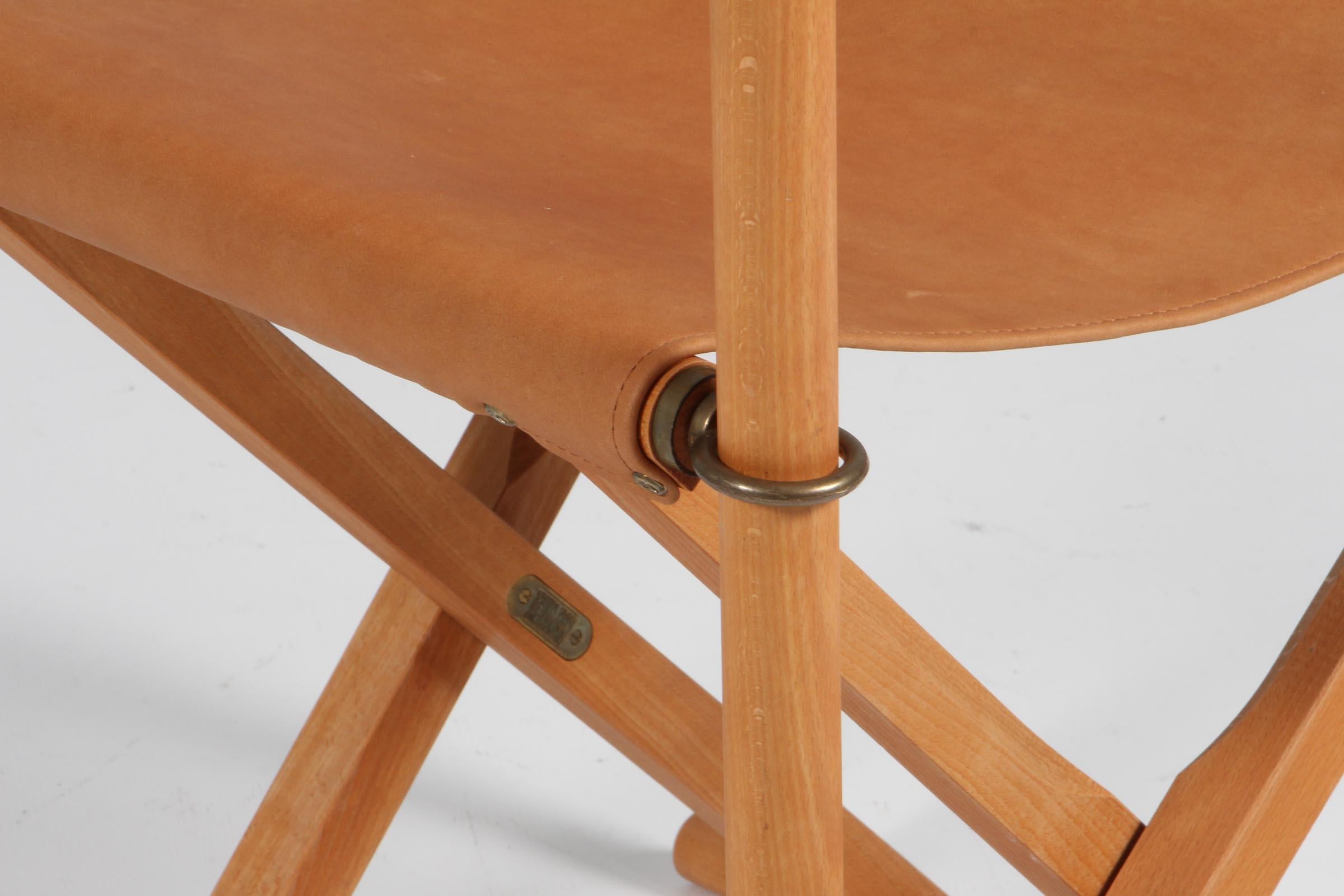 Danish Mogens Koch ‘Mk-16’ Safari Chair for Rud Rasmussen For Sale