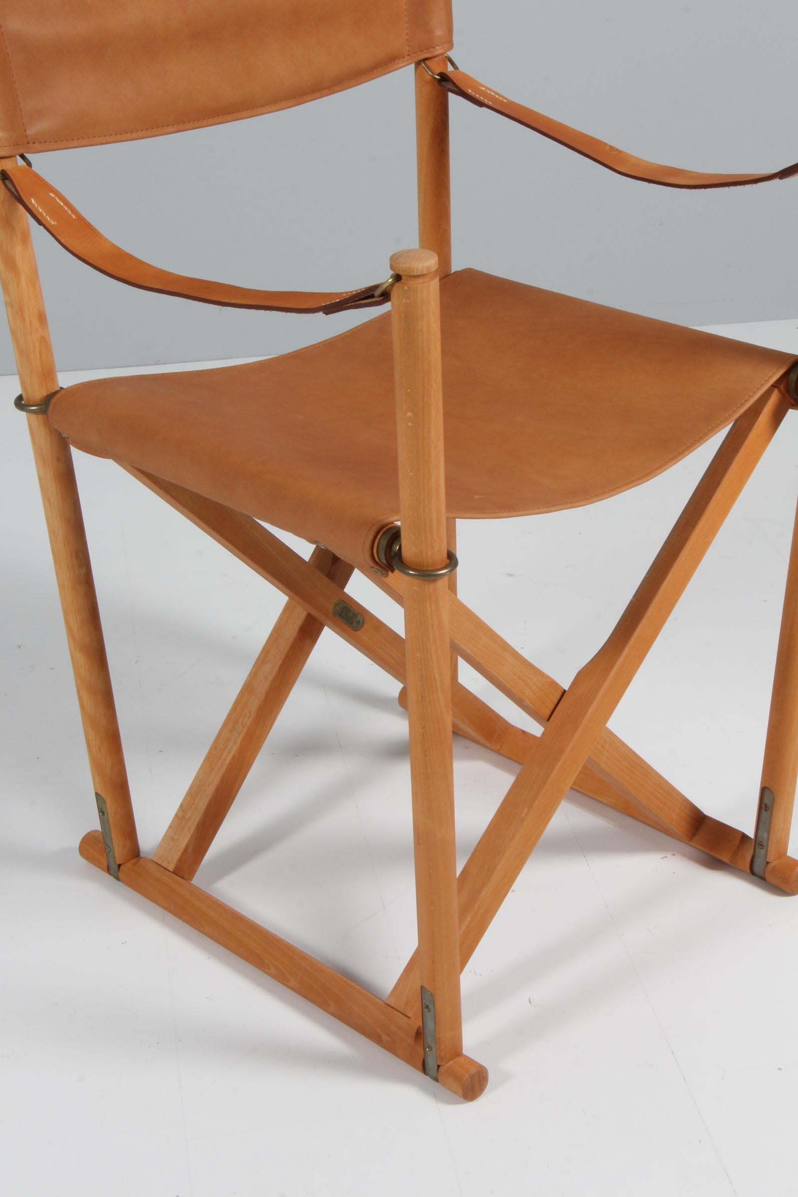 Lacquered Mogens Koch ‘Mk-16’ Safari Chair for Rud Rasmussen For Sale