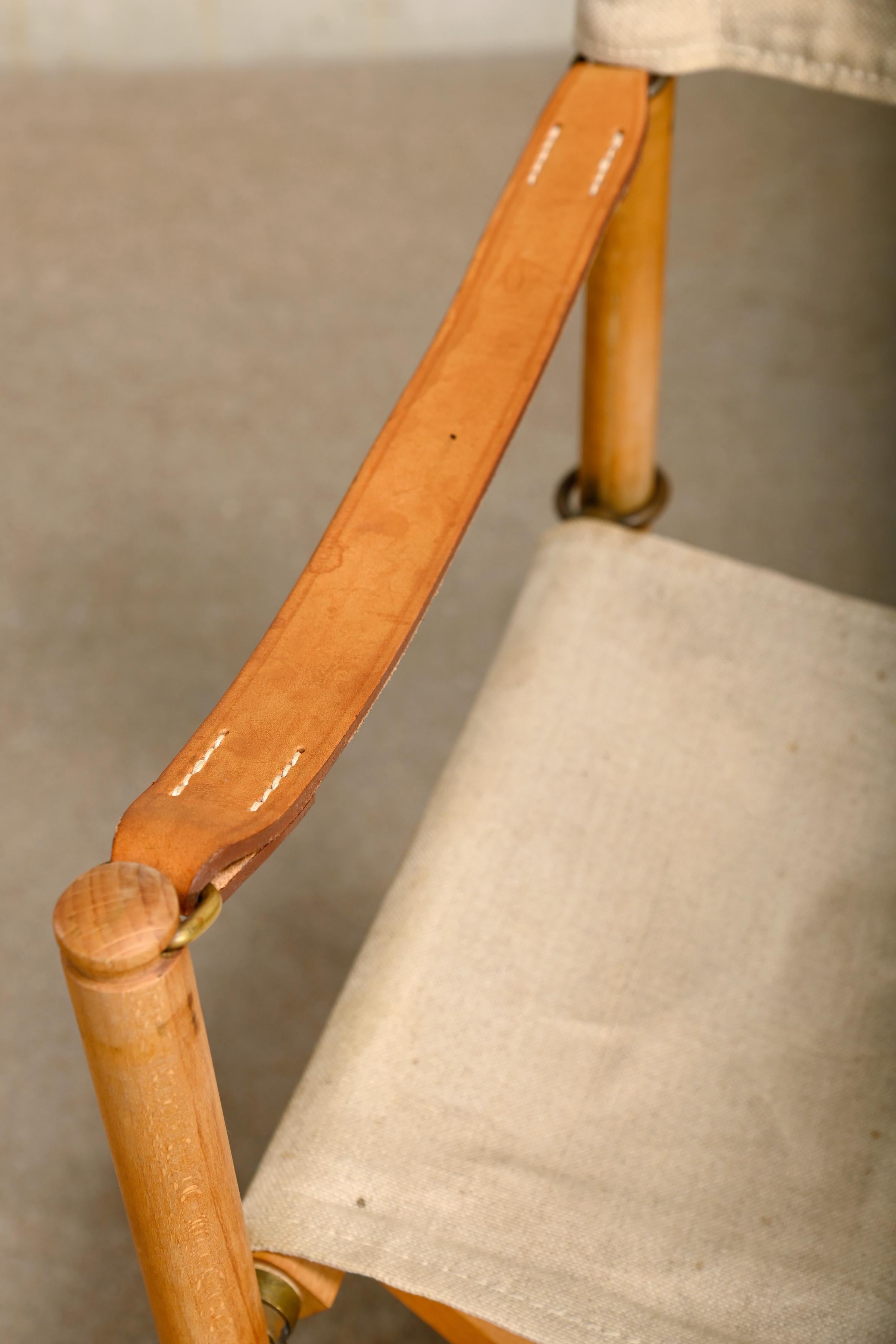 Mogens Koch MK16 Children's Folding Chair Beech Wood / Canvas for Rud Rasmussen 8