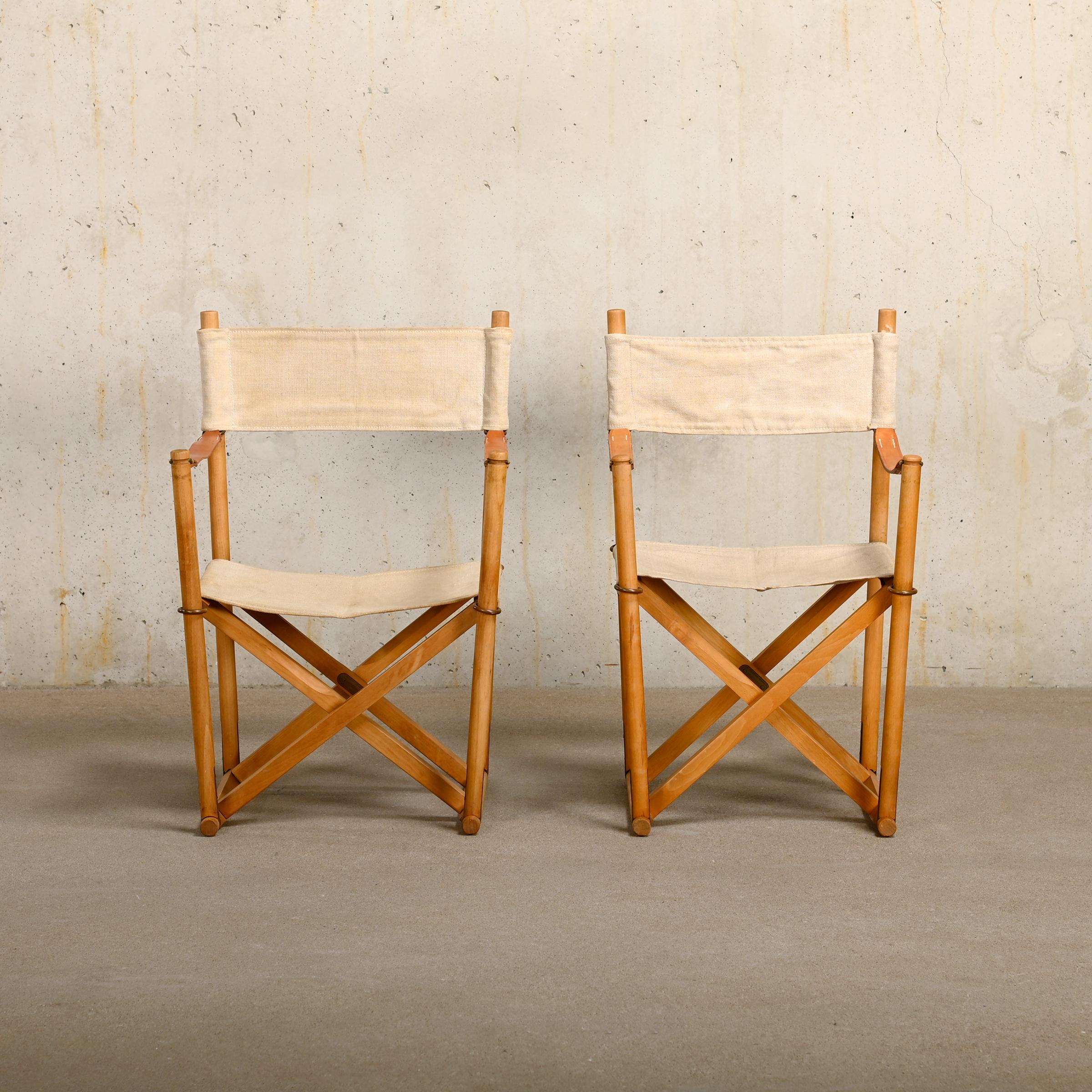 Mogens Koch MK16 Children's Folding Chair Beech Wood / Canvas for Rud Rasmussen 1