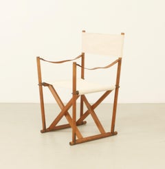 Mogens Koch MK16 Folding Safari Chair for Cado, Denmark