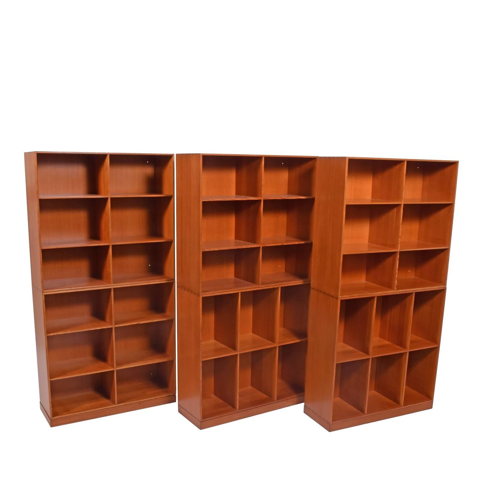 Mogens Koch Nine Open Bookcases for Rud Rasmussen