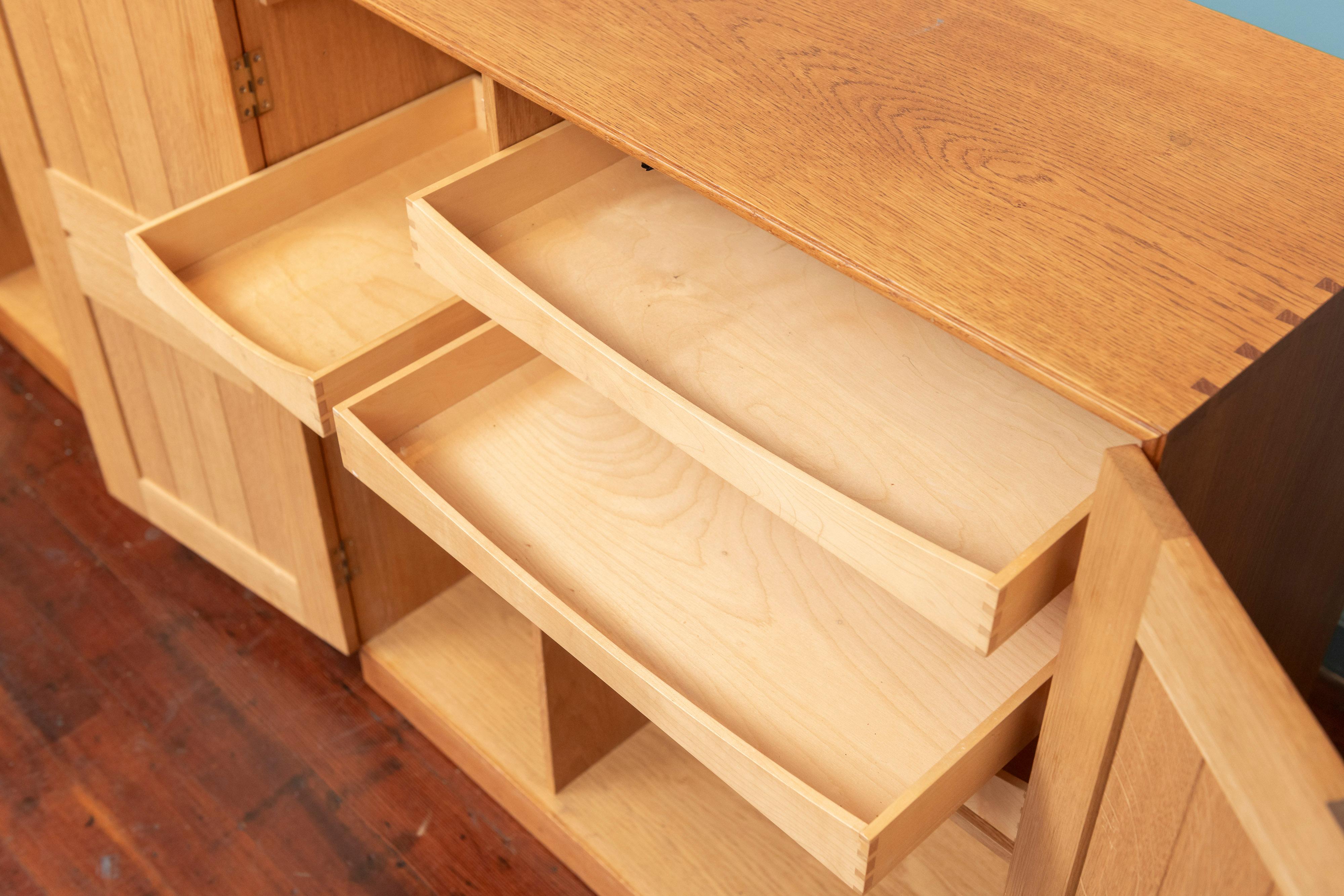 Mogens Koch Oak Cabinets or Nightstands by Rud Rasmussen 5