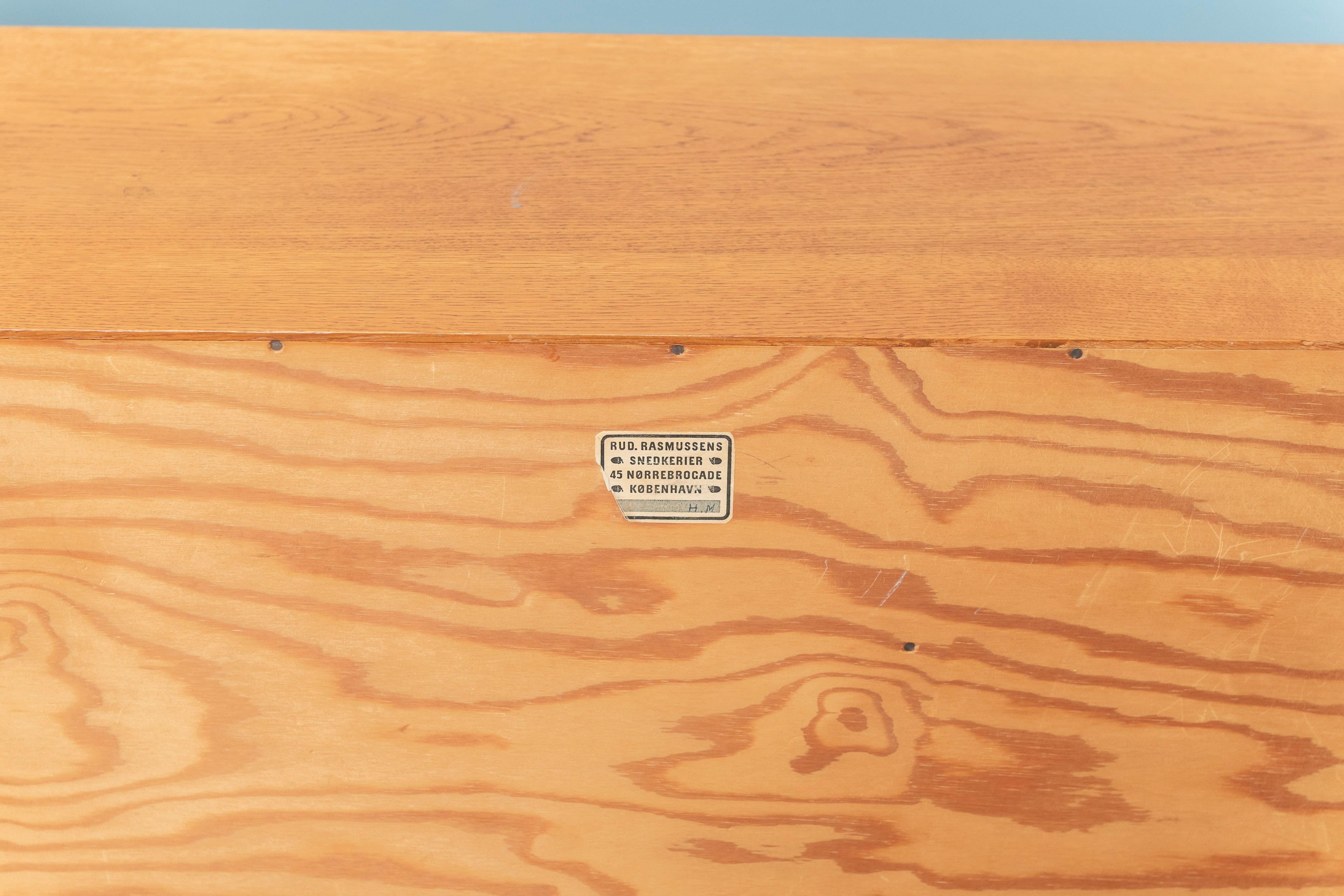 Mogens Koch Oak Cabinets or Nightstands by Rud Rasmussen 8