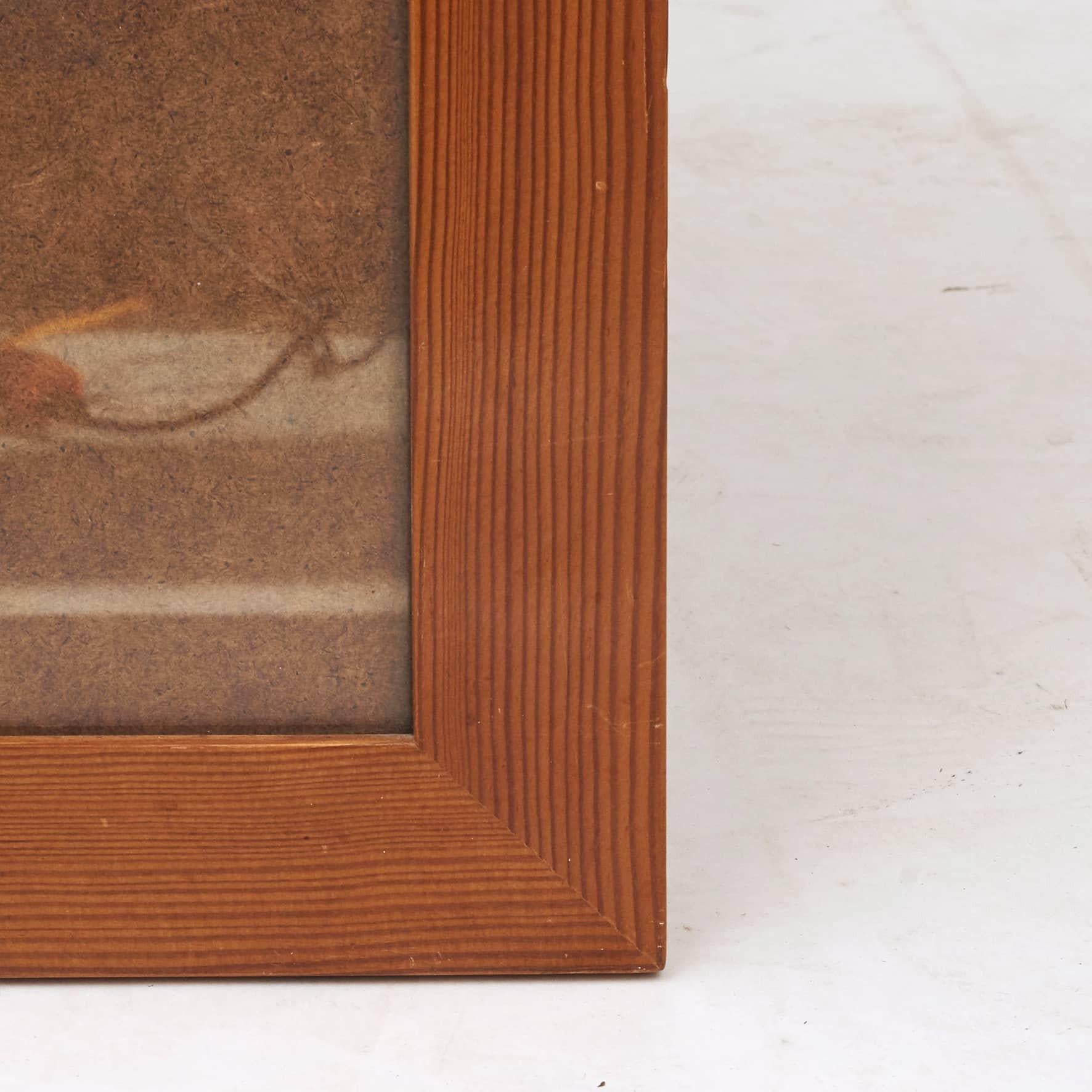 Mogens Koch Oregon Pine Frame for Rud, Rasmussen In Good Condition For Sale In Kastrup, DK