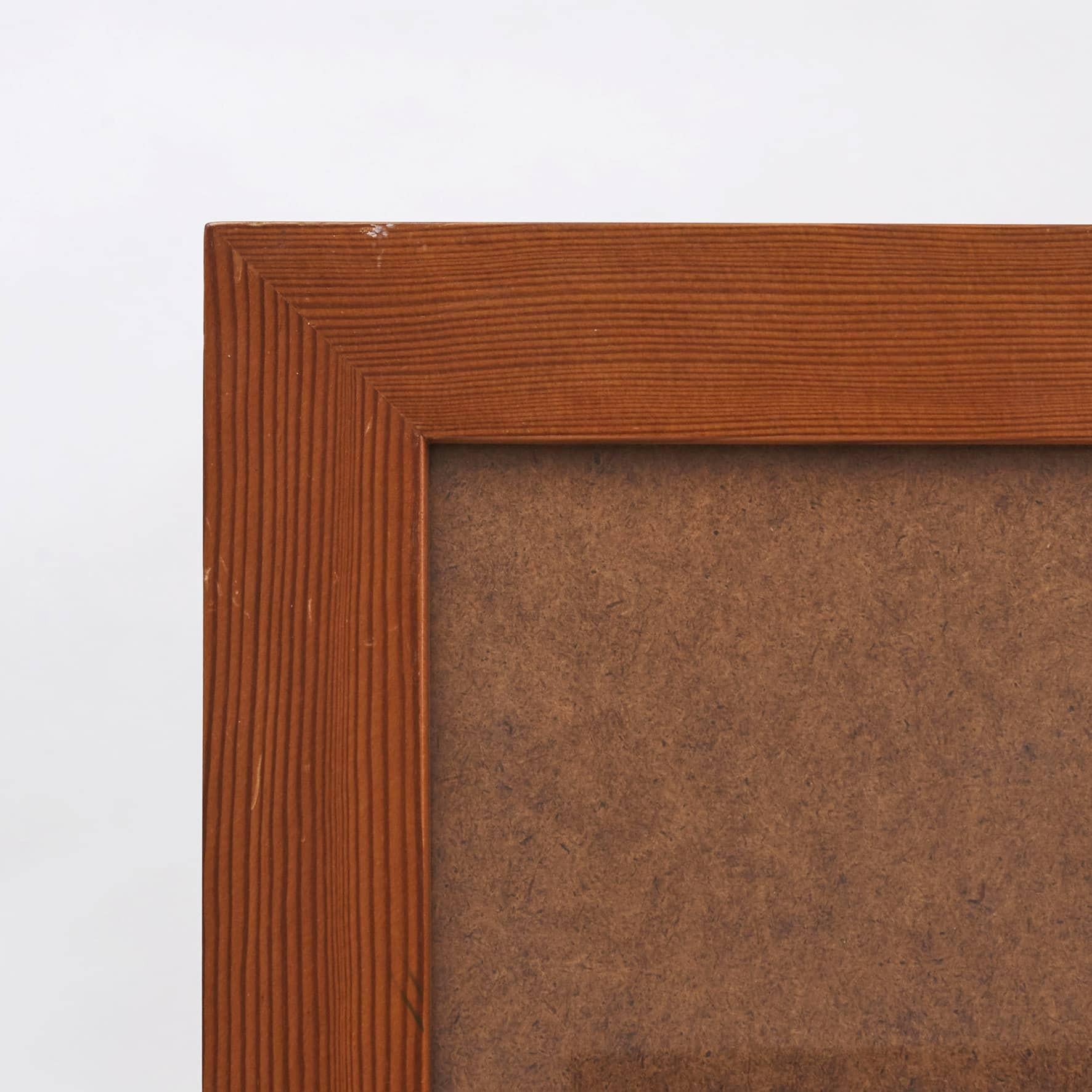 Glass Mogens Koch Oregon Pine Frame for Rud, Rasmussen For Sale
