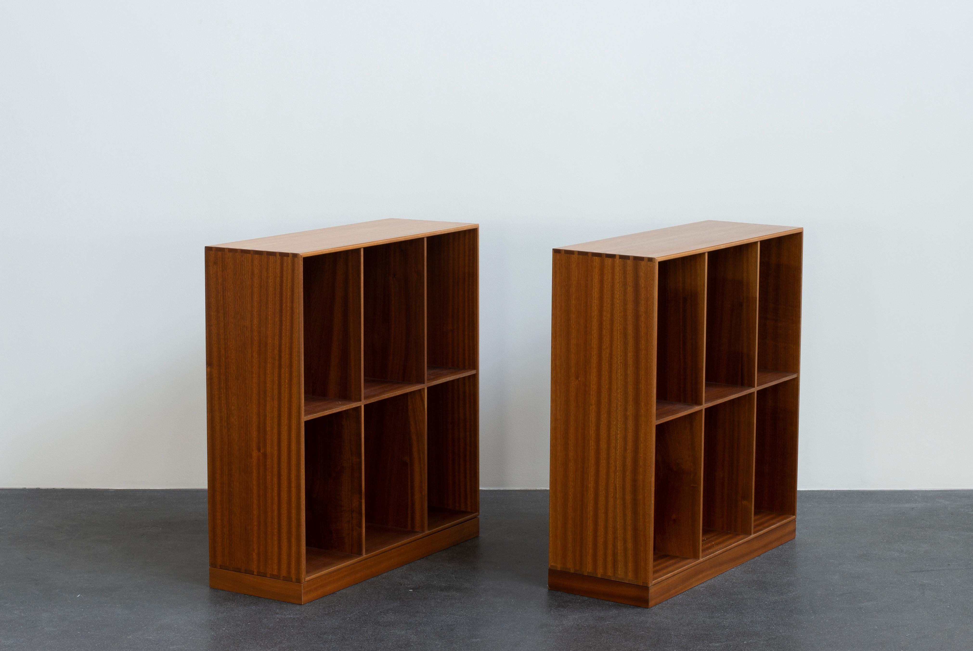 Scandinavian Modern Mogens Koch Pair of Bookcases for Rud Rasmussen For Sale