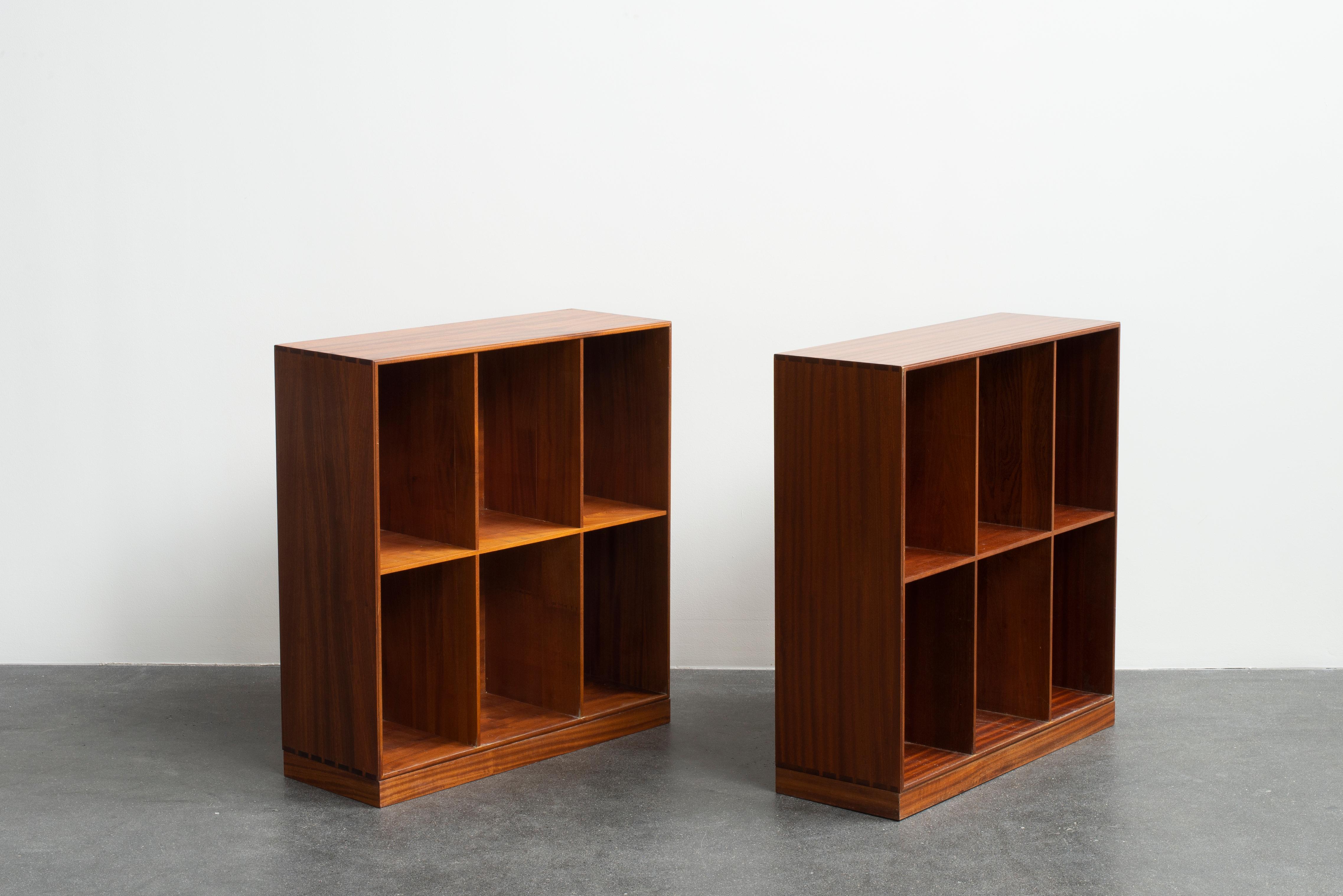 Danish Mogens Koch Pair of Bookcases for Rud Rasmussen For Sale