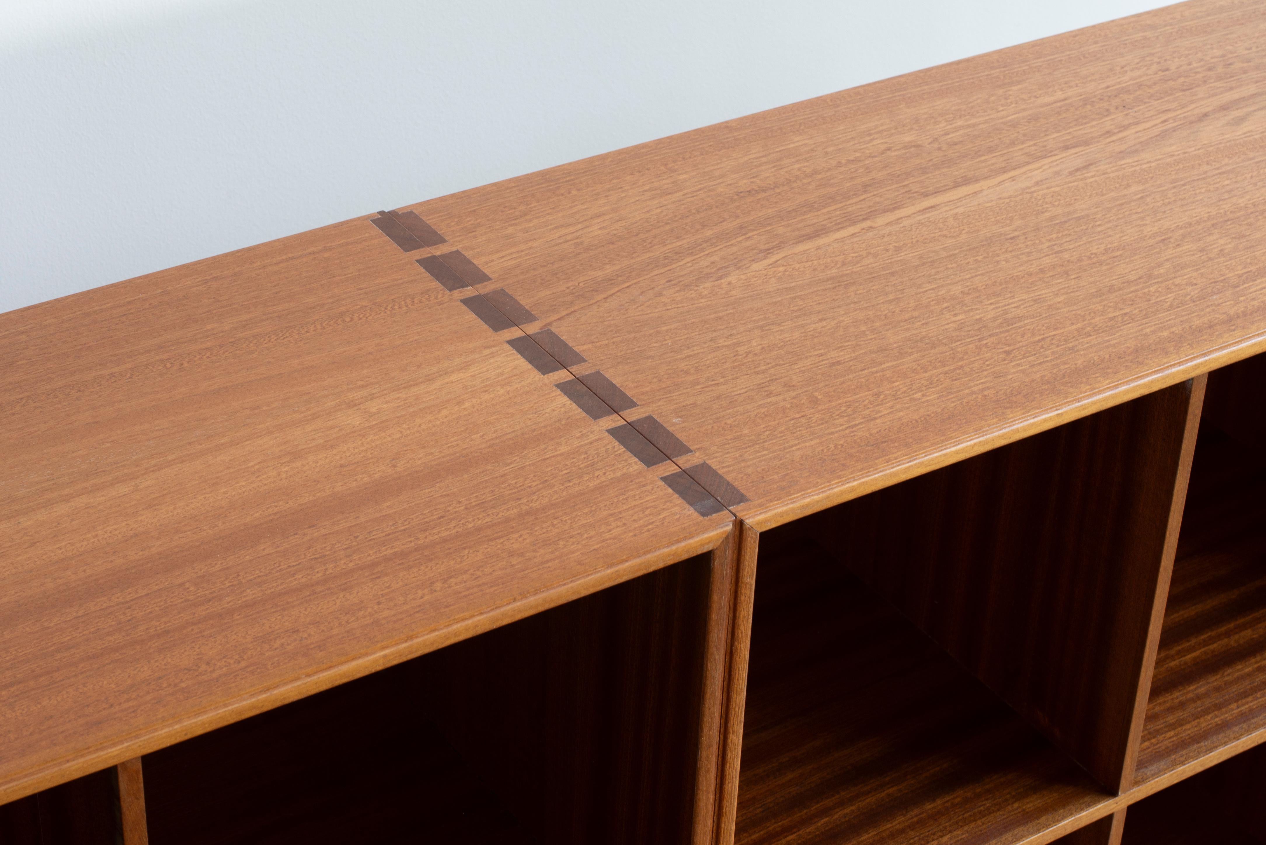 Lacquered Mogens Koch Pair of Bookcases for Rud, Rasmussen