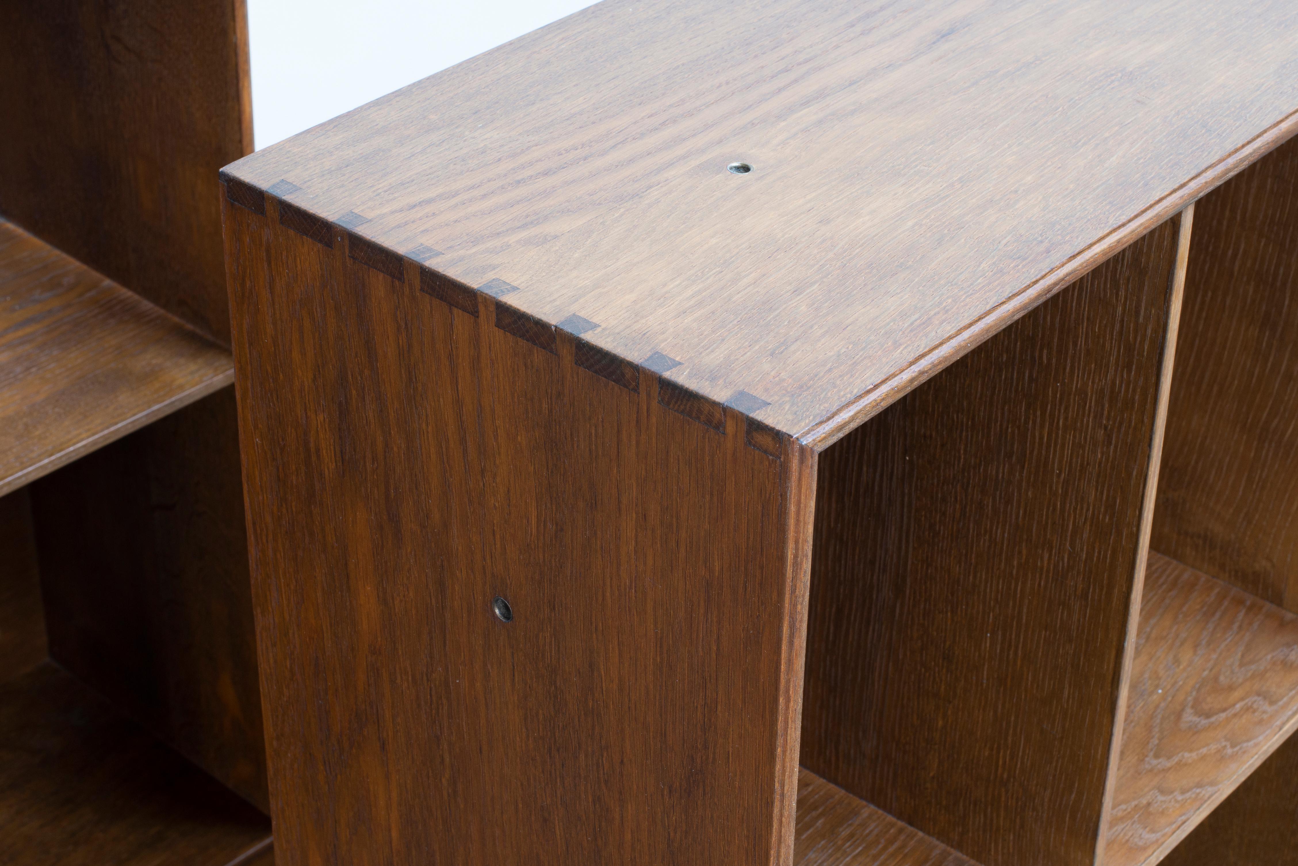 20th Century Mogens Koch Pair of Bookcases in Oak for Rud Rasmussen For Sale