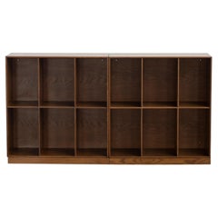 Vintage Mogens Koch Pair of Bookcases in Oak for Rud Rasmussen