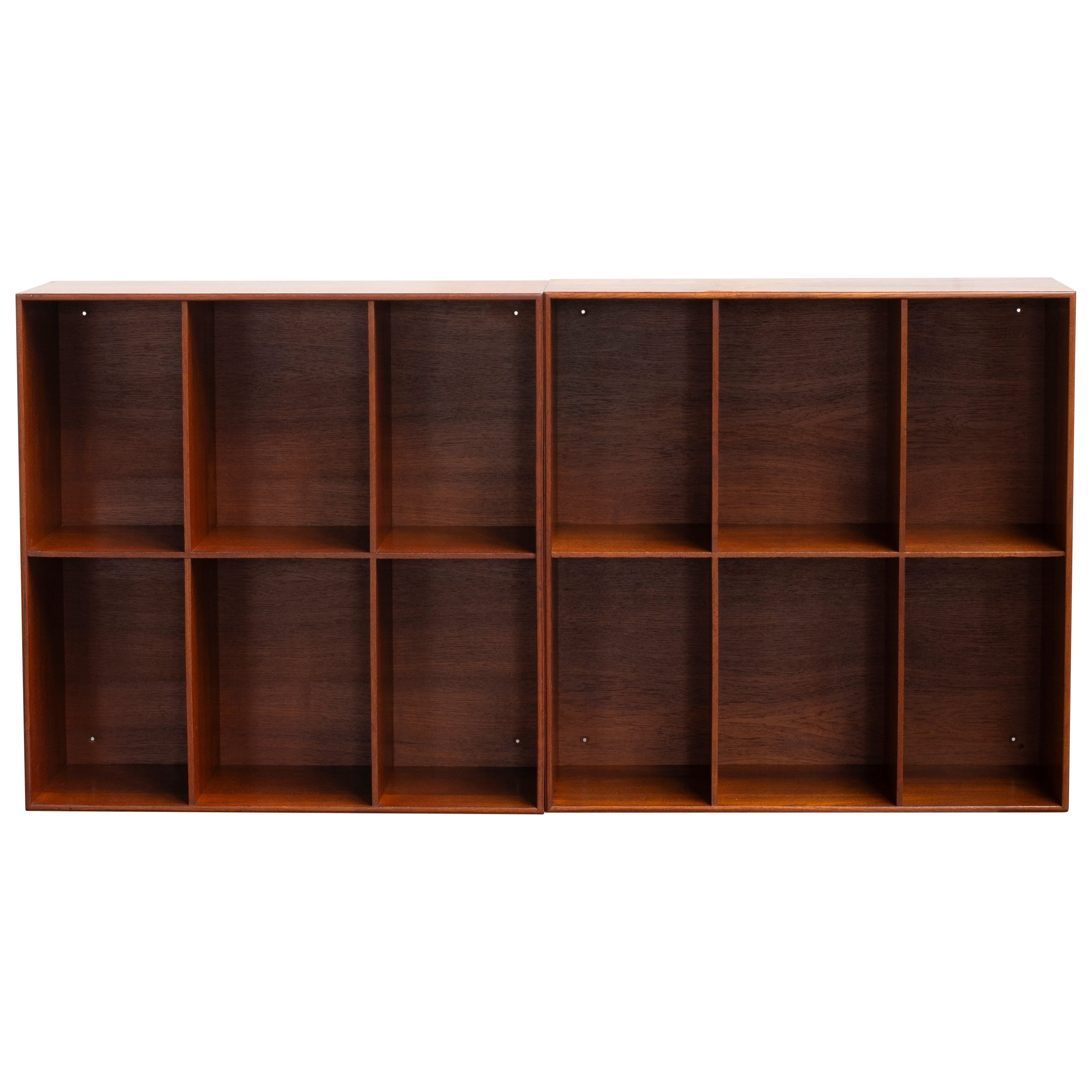 Mogens Koch Pair of Bookcases in Teak for Rud. Rasmussen For Sale