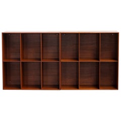 Mogens Koch Pair of Bookcases in Teak for Rud. Rasmussen