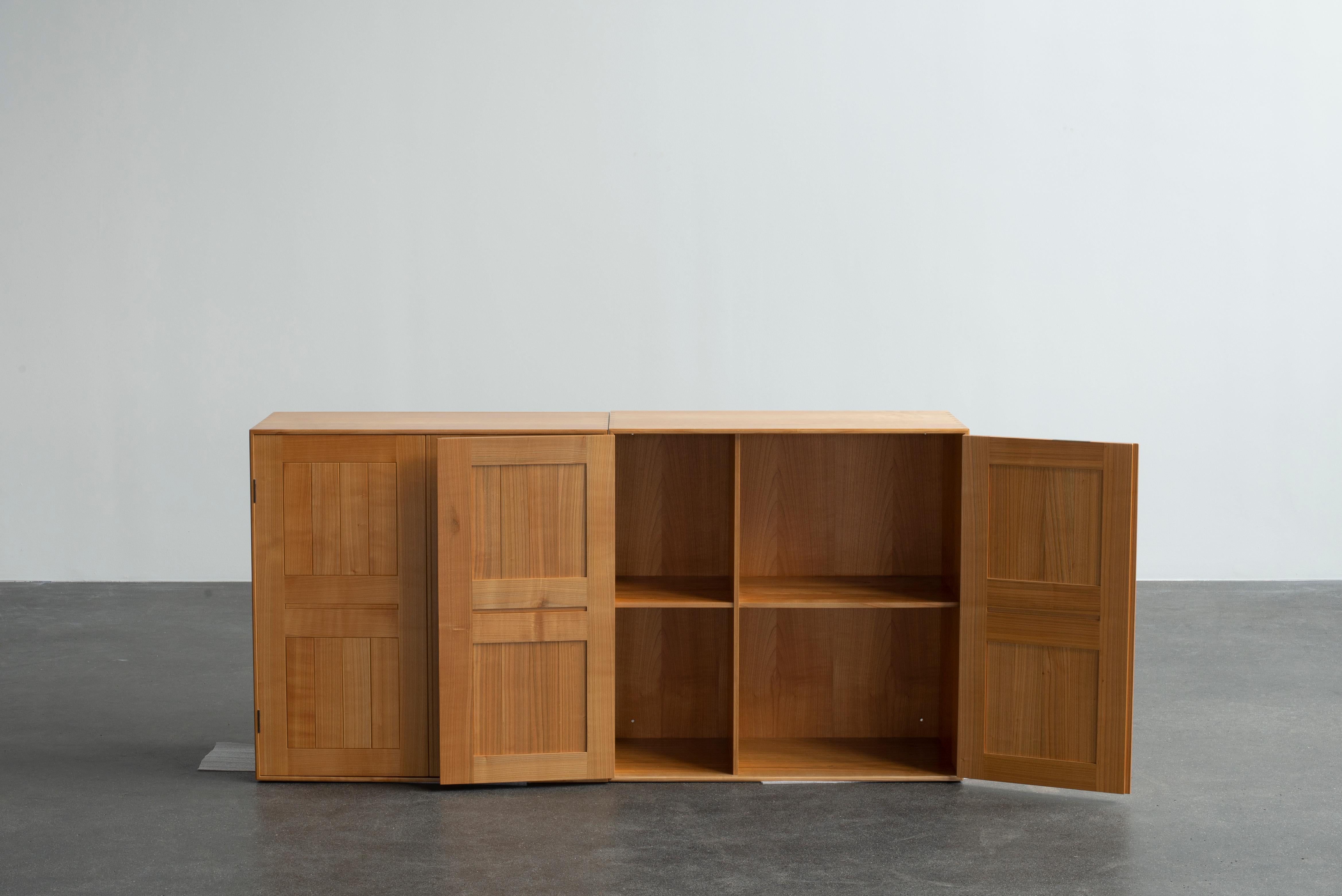 Scandinavian Modern Mogens Koch Pair of Cabinets in Cherrywood for Rud, Rasmussen For Sale