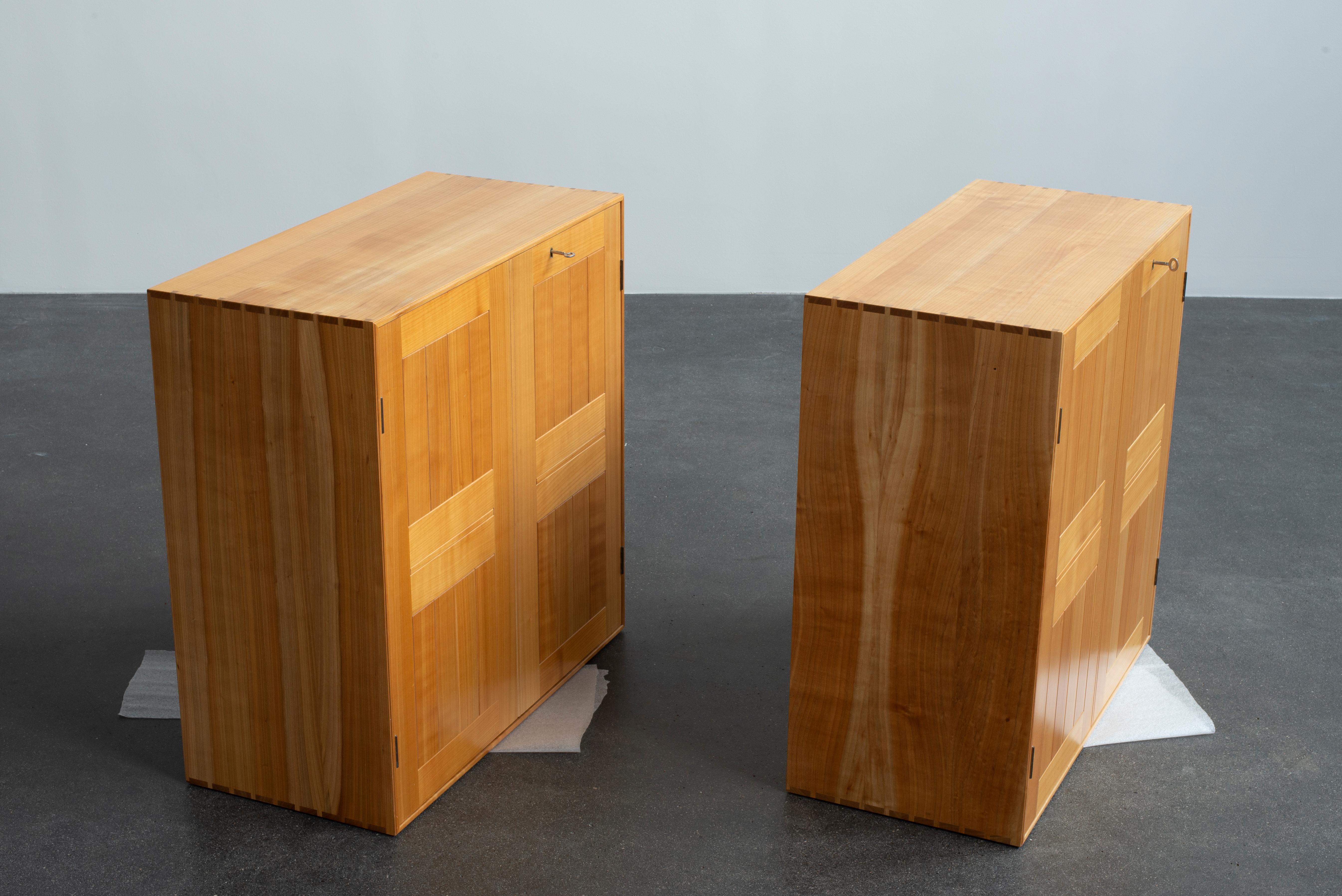 20th Century Mogens Koch Pair of Cabinets in Cherrywood for Rud, Rasmussen For Sale