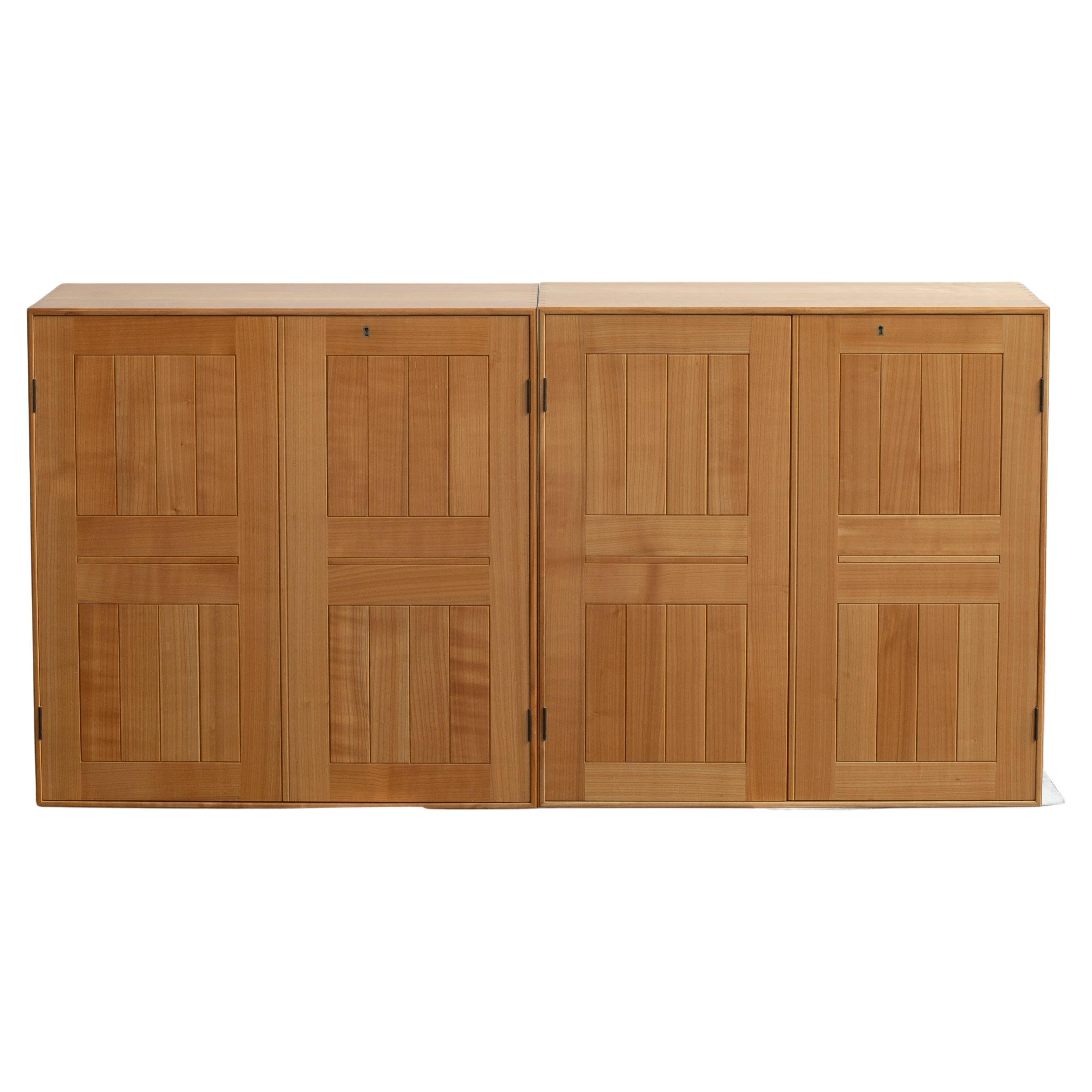 Mogens Koch Pair of Cabinets in Cherrywood for Rud, Rasmussen For Sale