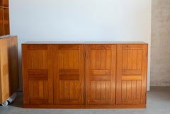 Mogens Koch Pair of Cabinets in Oregon Pine for Rud, Rasmussen