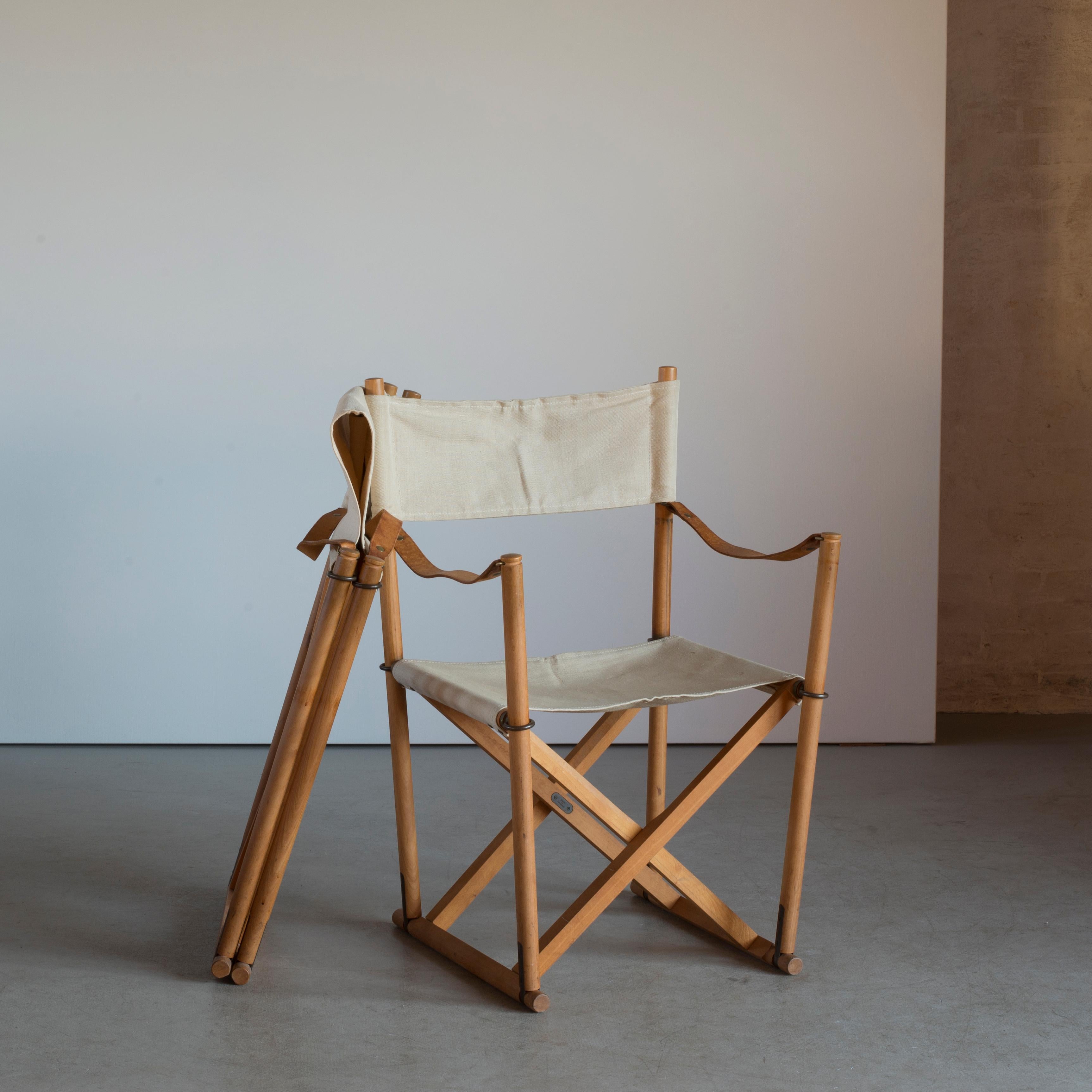 Danois Paire de chaises pliantes Mogens Koch pour Interna en vente