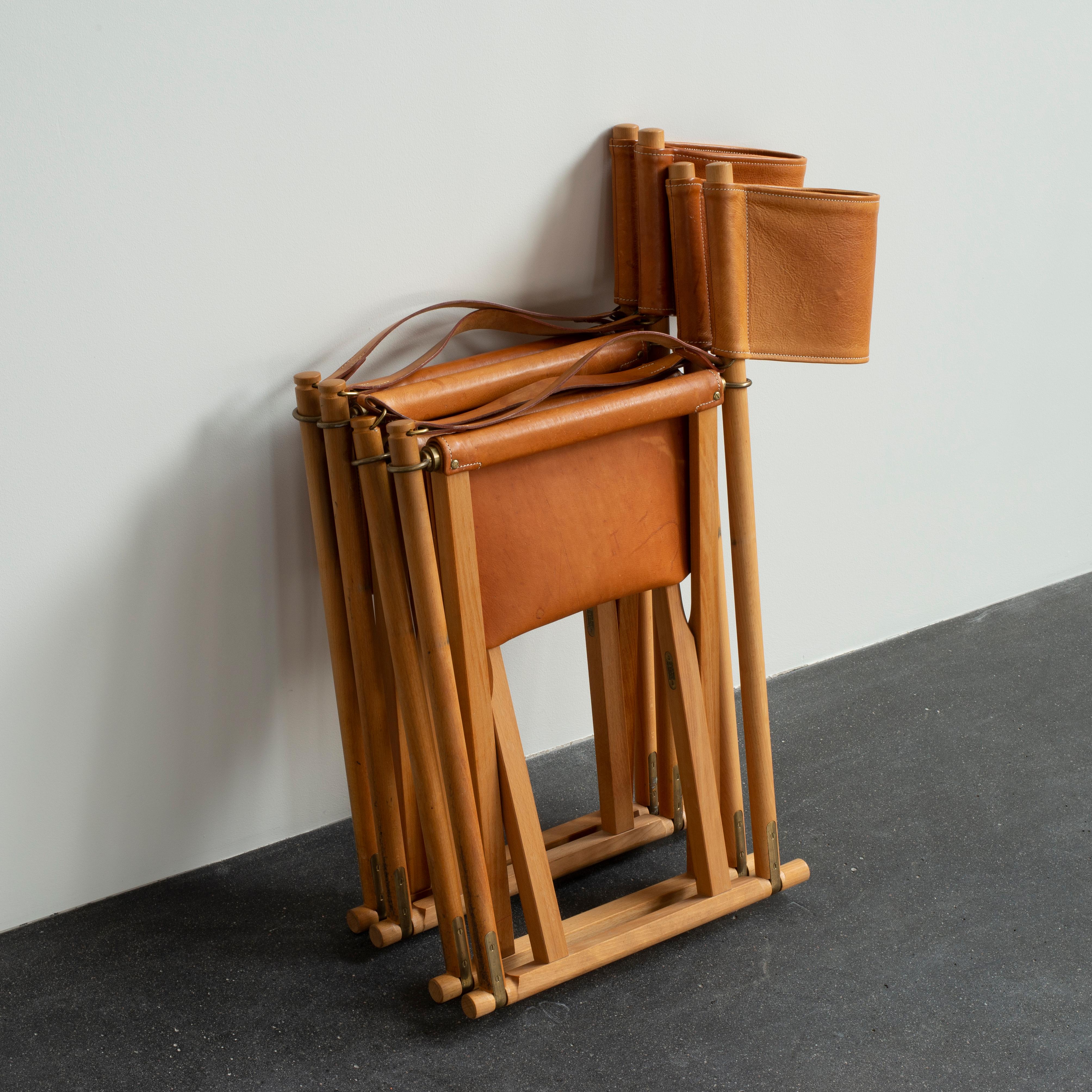20th Century Mogens Koch Pair of Folding Chairs for Rud. Rasmussen