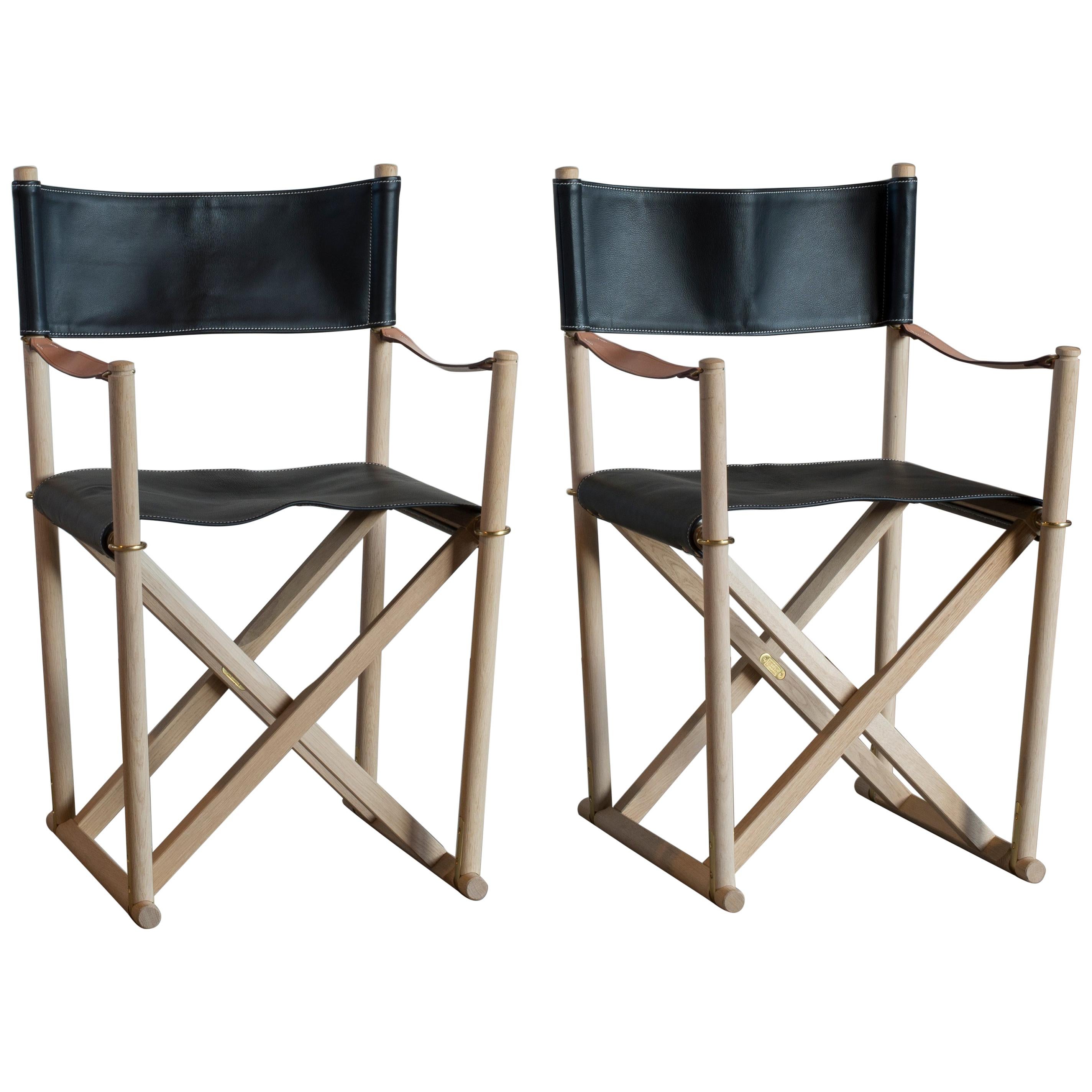 Paar klappbare Stühle von Mogens Koch für Rud. Rasmussen im Angebot