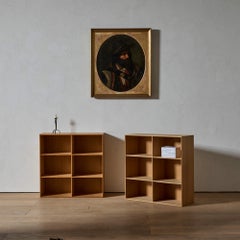 Mogens Koch Pair of Modular Oak Bookcases, Rud Rasmussen