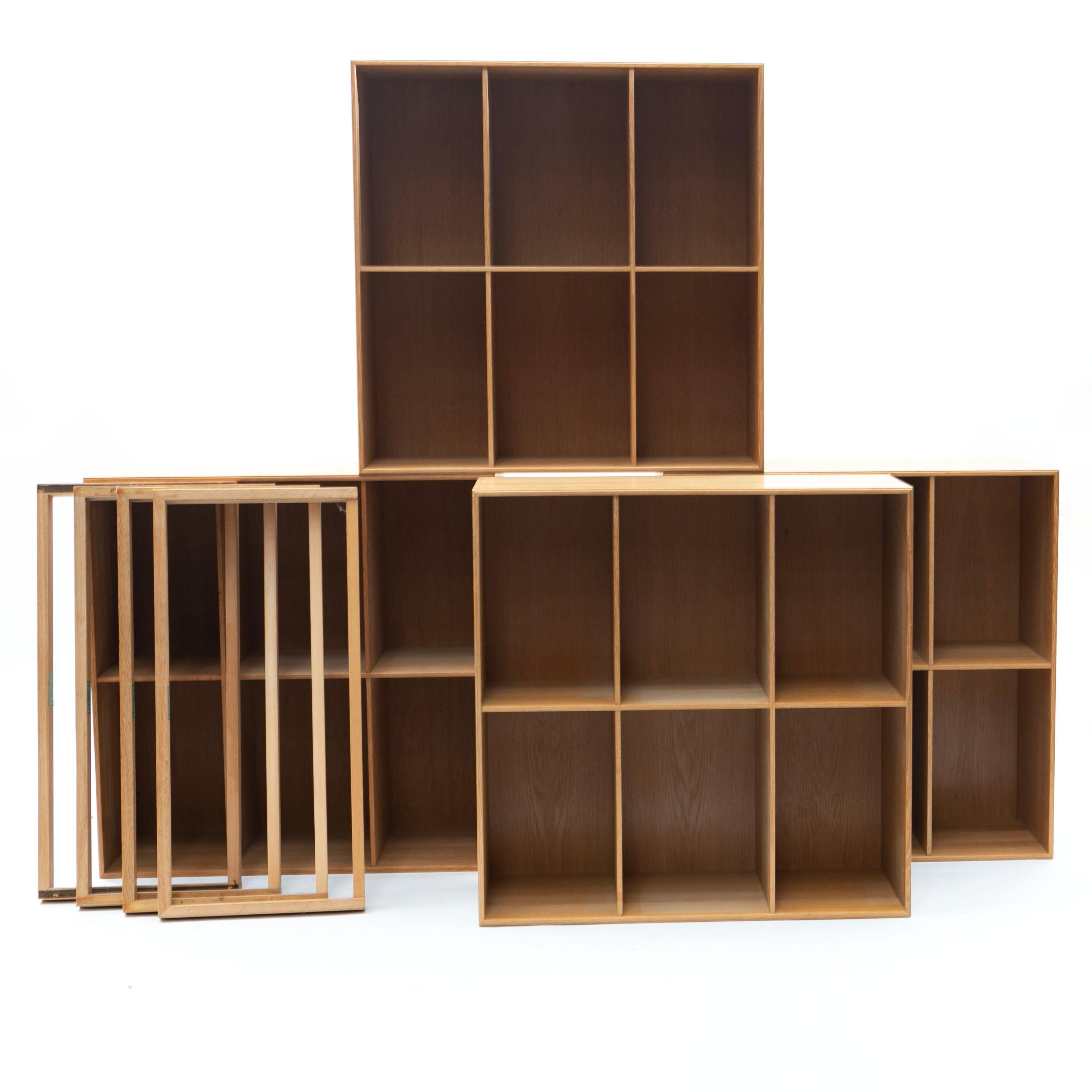 Mogens Koch Set of 4 Oak Bookcases for Rud Rasmussen 75th Anniversary Edition 2